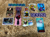 **WAREHOUSE FIND** Strangelove Sticker pack #1 of 10 Stickers(Only 1 Pack Available)