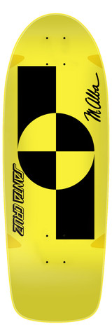 Malba Crash Test Reissue Skateboard Deck 10.03in x 29.35 Santa Cruz Old School