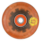 60mm Frog Trips Light Ups OG Slime Red Glitter 78a Slime Balls Wheels 