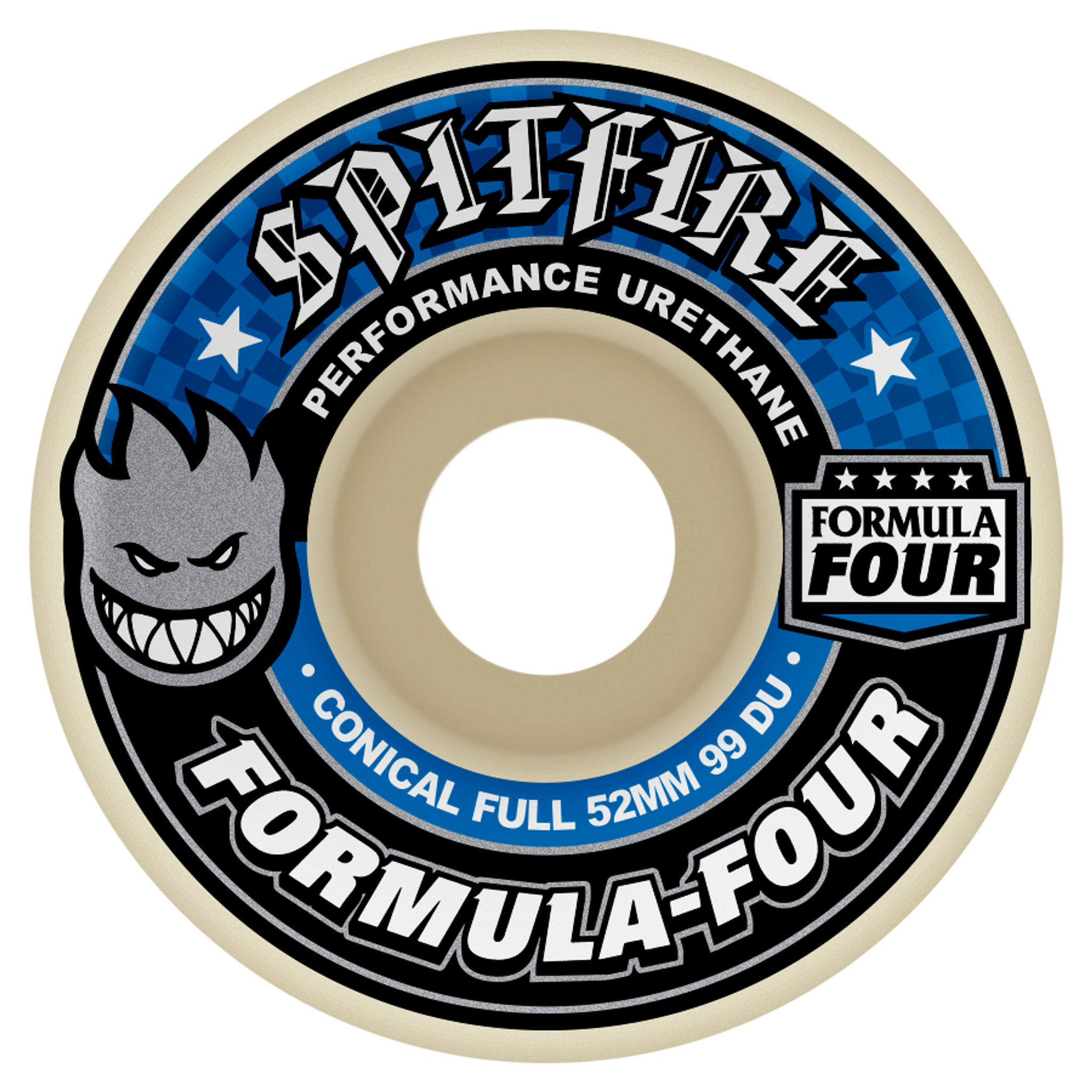 SPITFIRE Formula Four Conical Full 99D 58MM Wheels (Set 4)