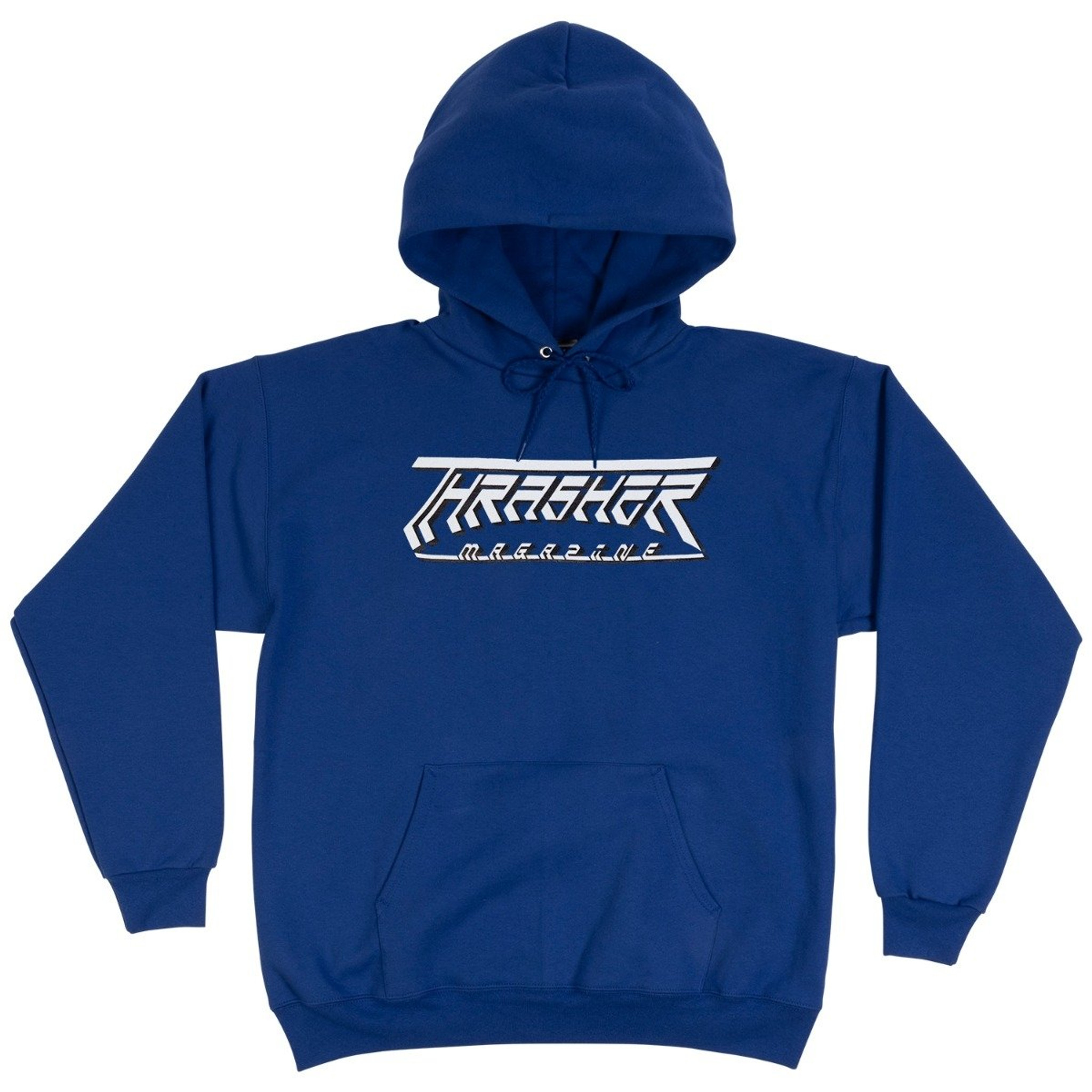 Thrasher Magazine Future Logo Sweatshirt Royal Blue Hoodie