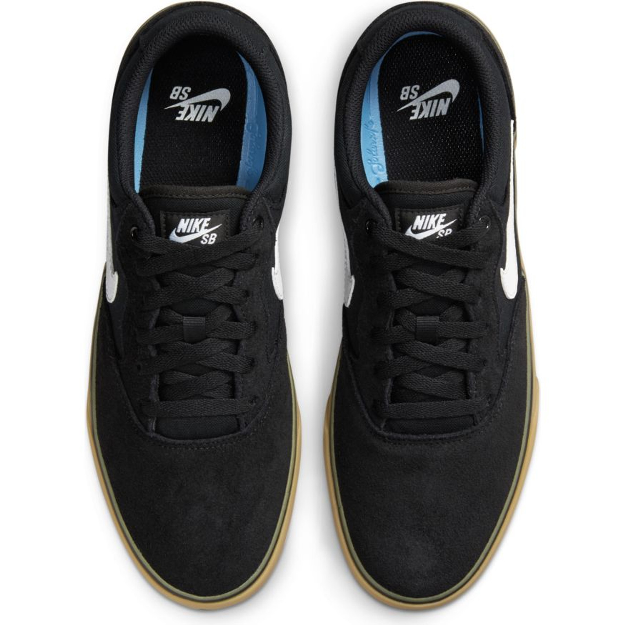 Nike SB Chron 2 Shoes - Black/white-black-gum Light Brown