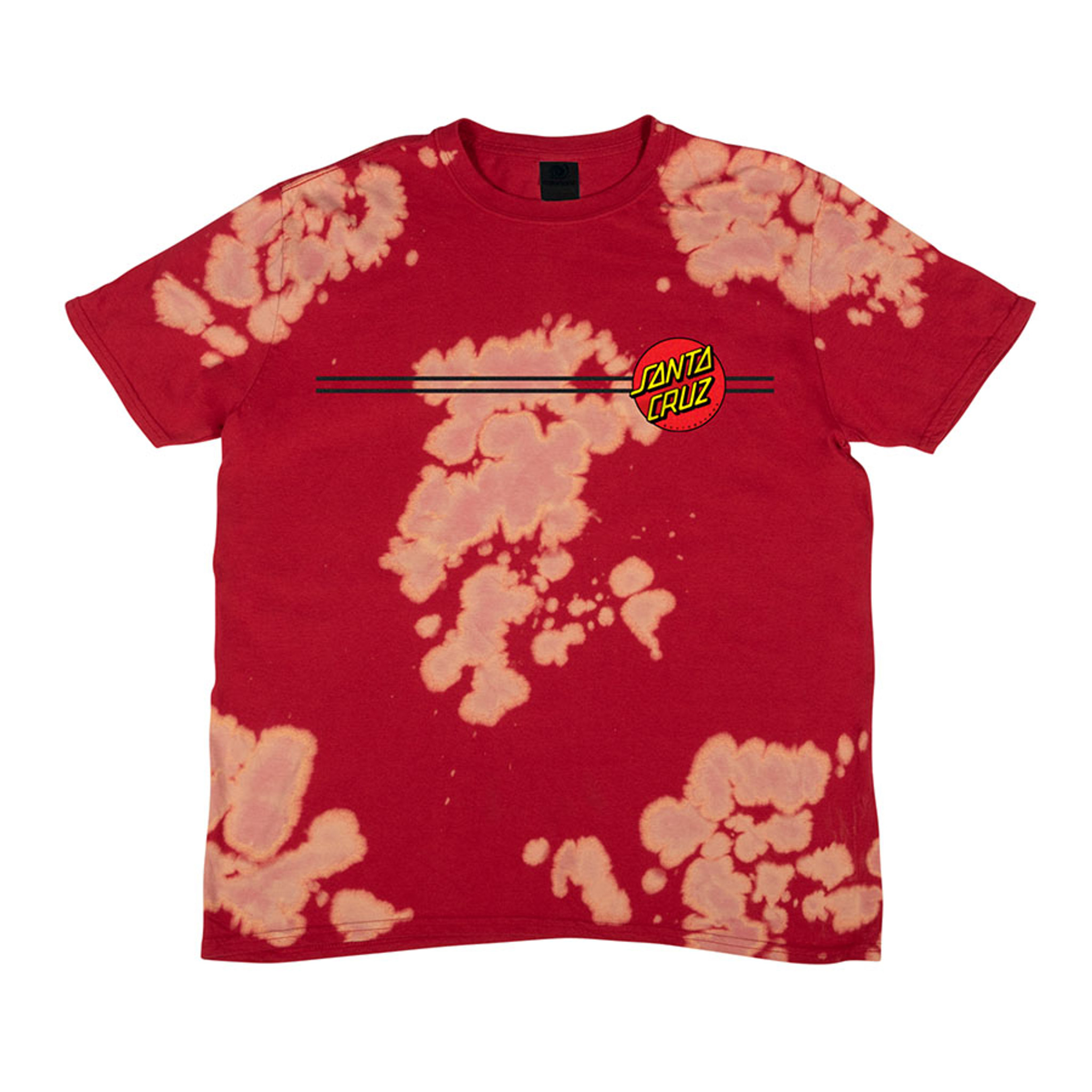 Santa Cruz Classic Dot T-Shirt LIMITED SIZES LEFT (Bleach Out Red)