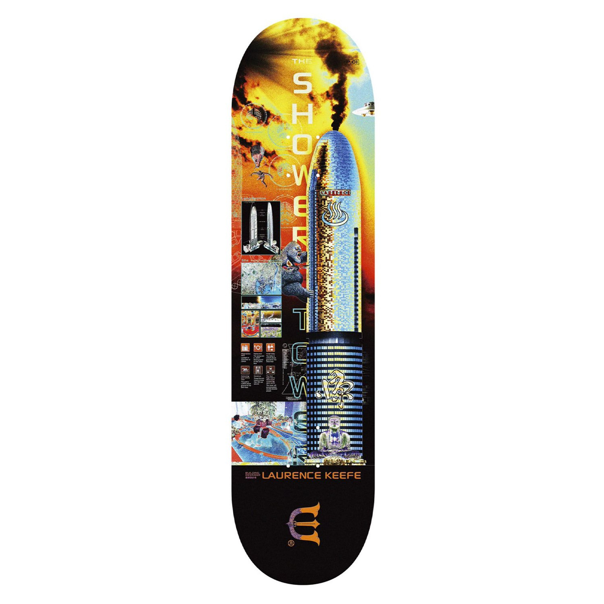 Evisen Skateboards Laurence Keefe Admatic Series Skateboard Deck