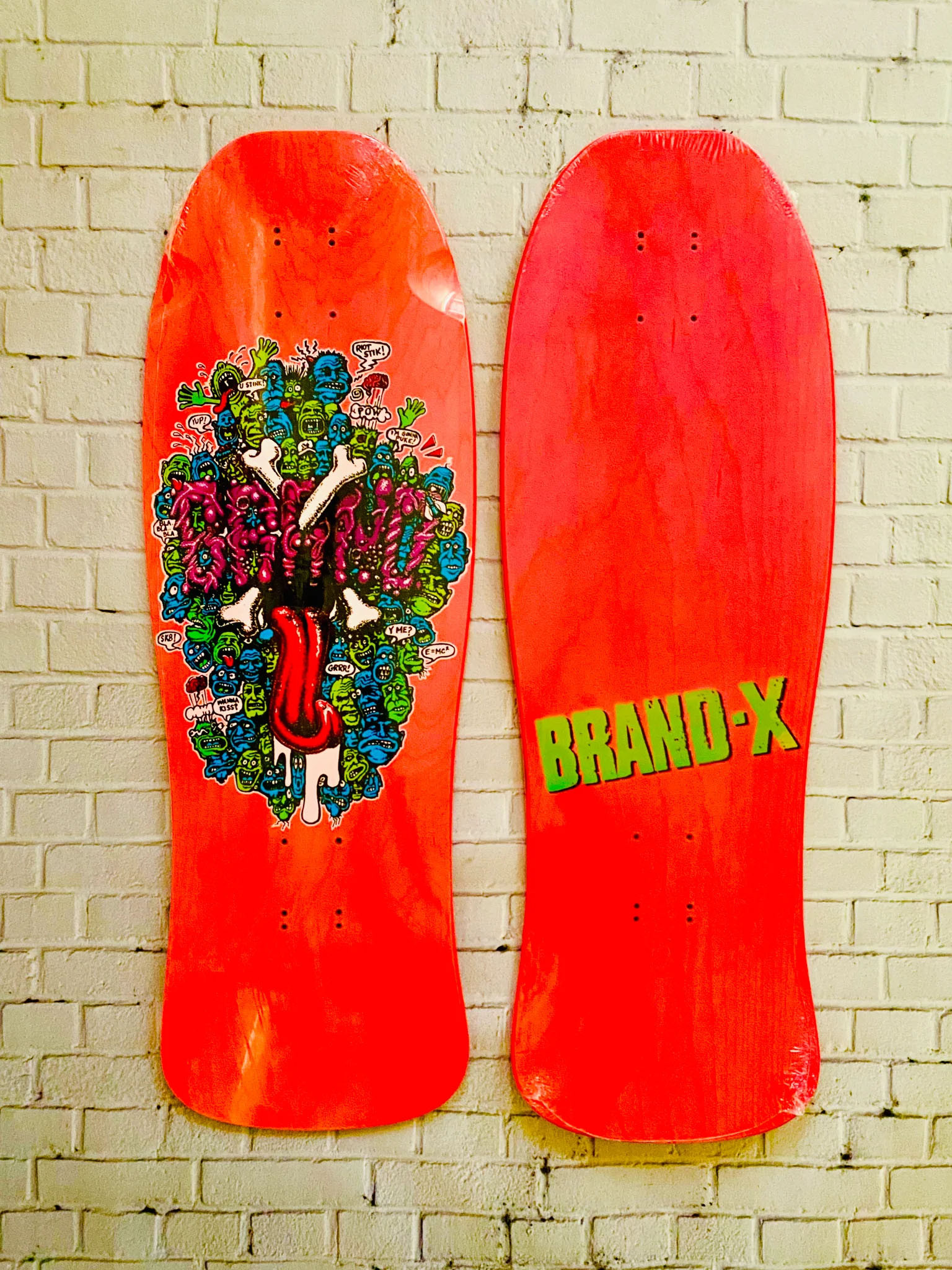 Brand-X -Riot Stik Reissue Skateboard Deck 10"