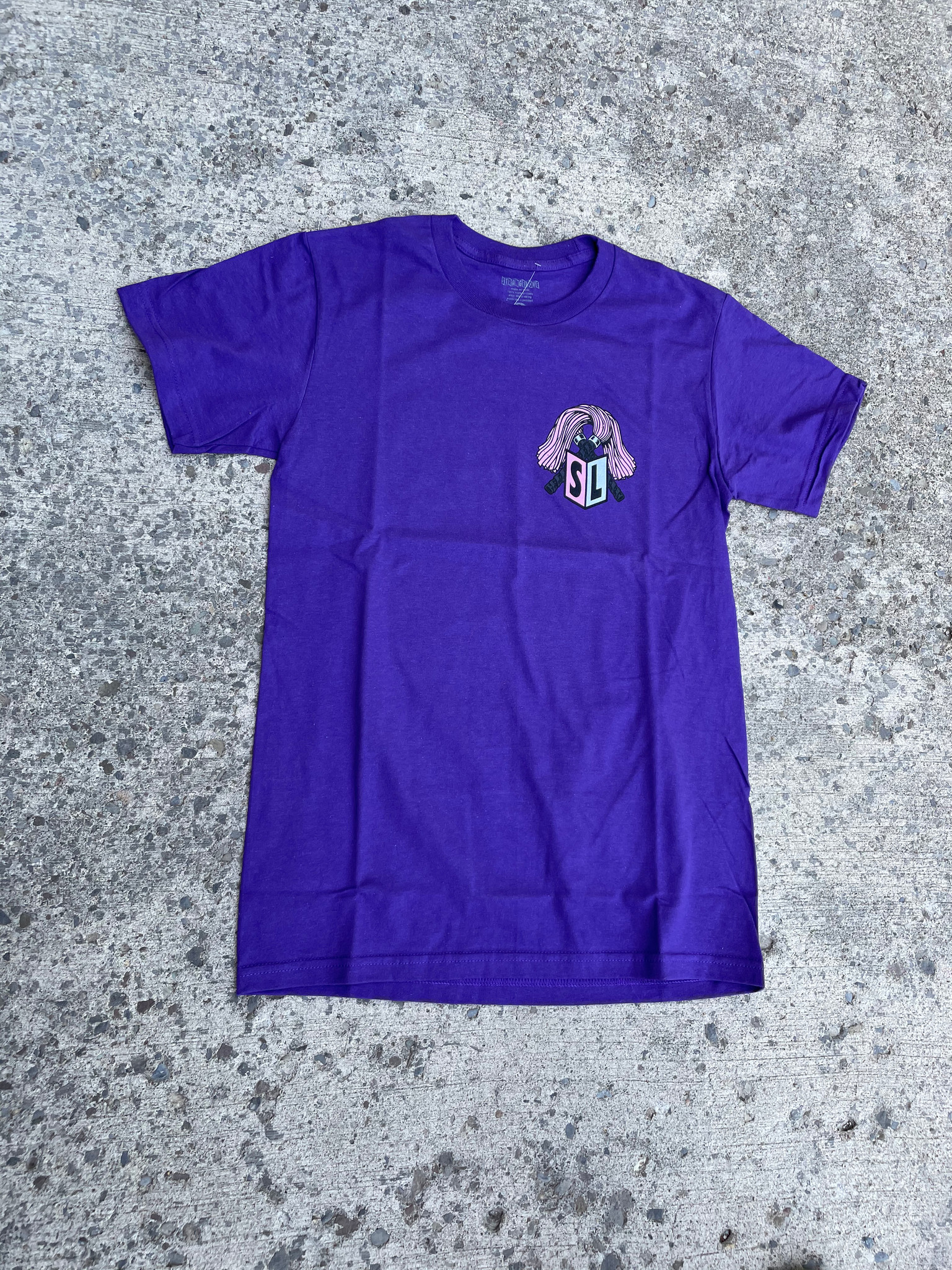 StrangeLove Skateboards Natas Cliver T-Shirt Purple