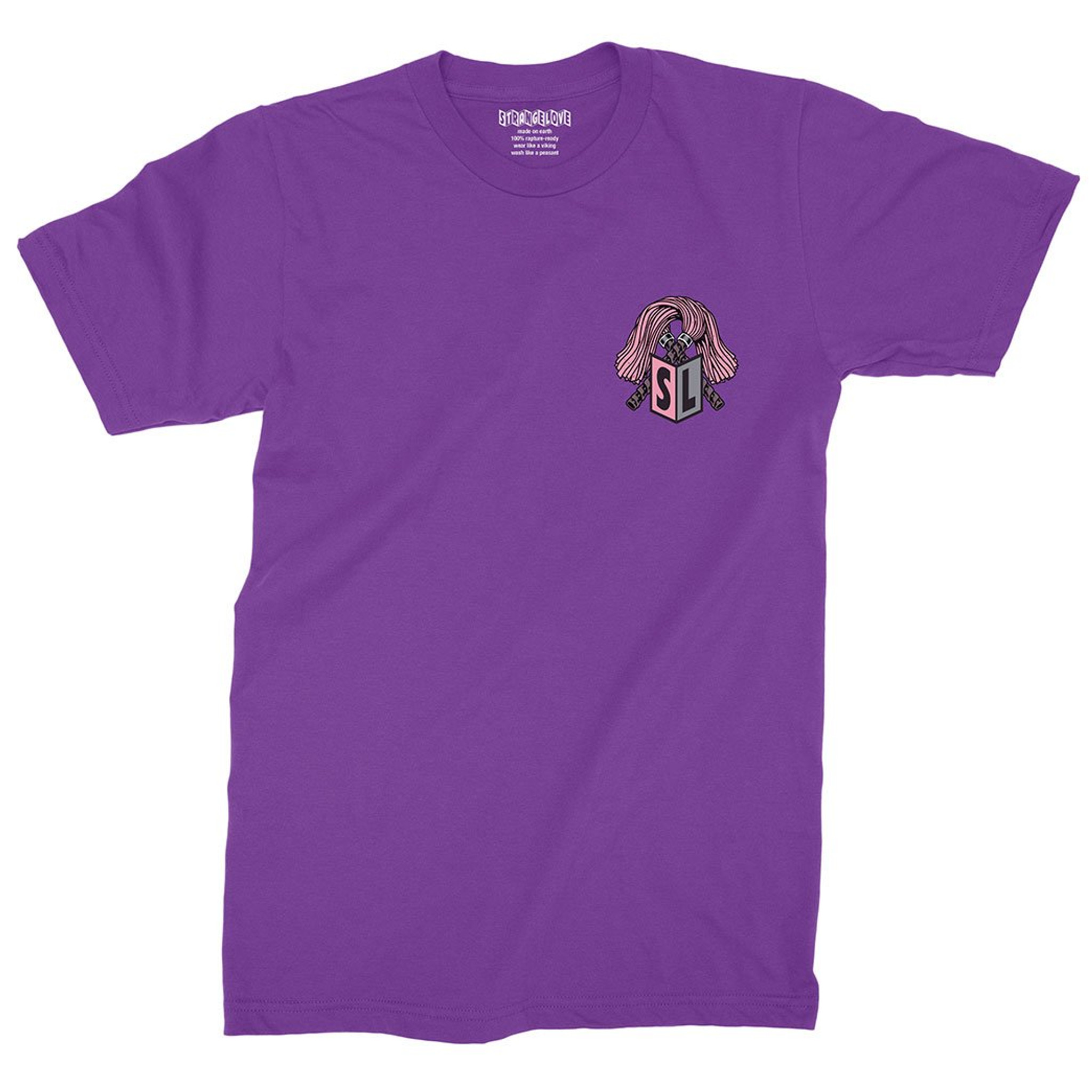 StrangeLove Skateboards Natas Cliver T-Shirt Purple