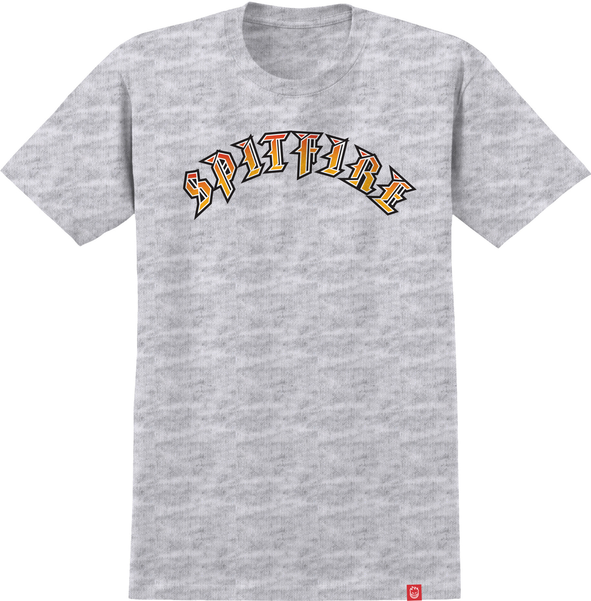 Spitfire Skateboard Wheels Old E T-Shirt Ash Grey