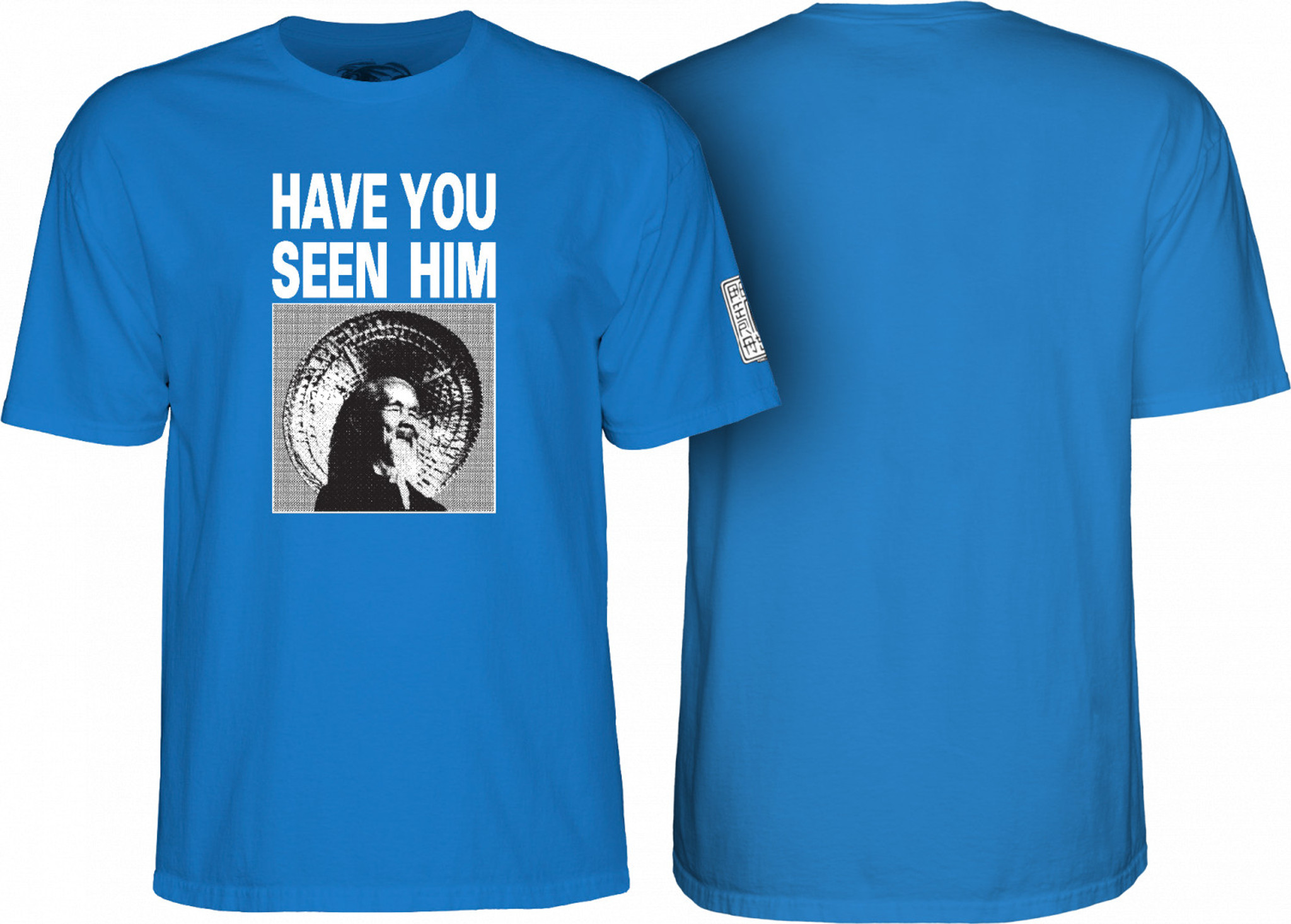 Powell Peralta Old School Animal Chin T-Shirt Royal Blue Reissue