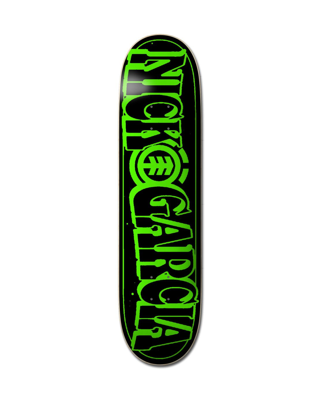 Element Nick Garcia スケートボード、カバー付き Element Out There Garcia Glow in the Dark Skateboard Deck