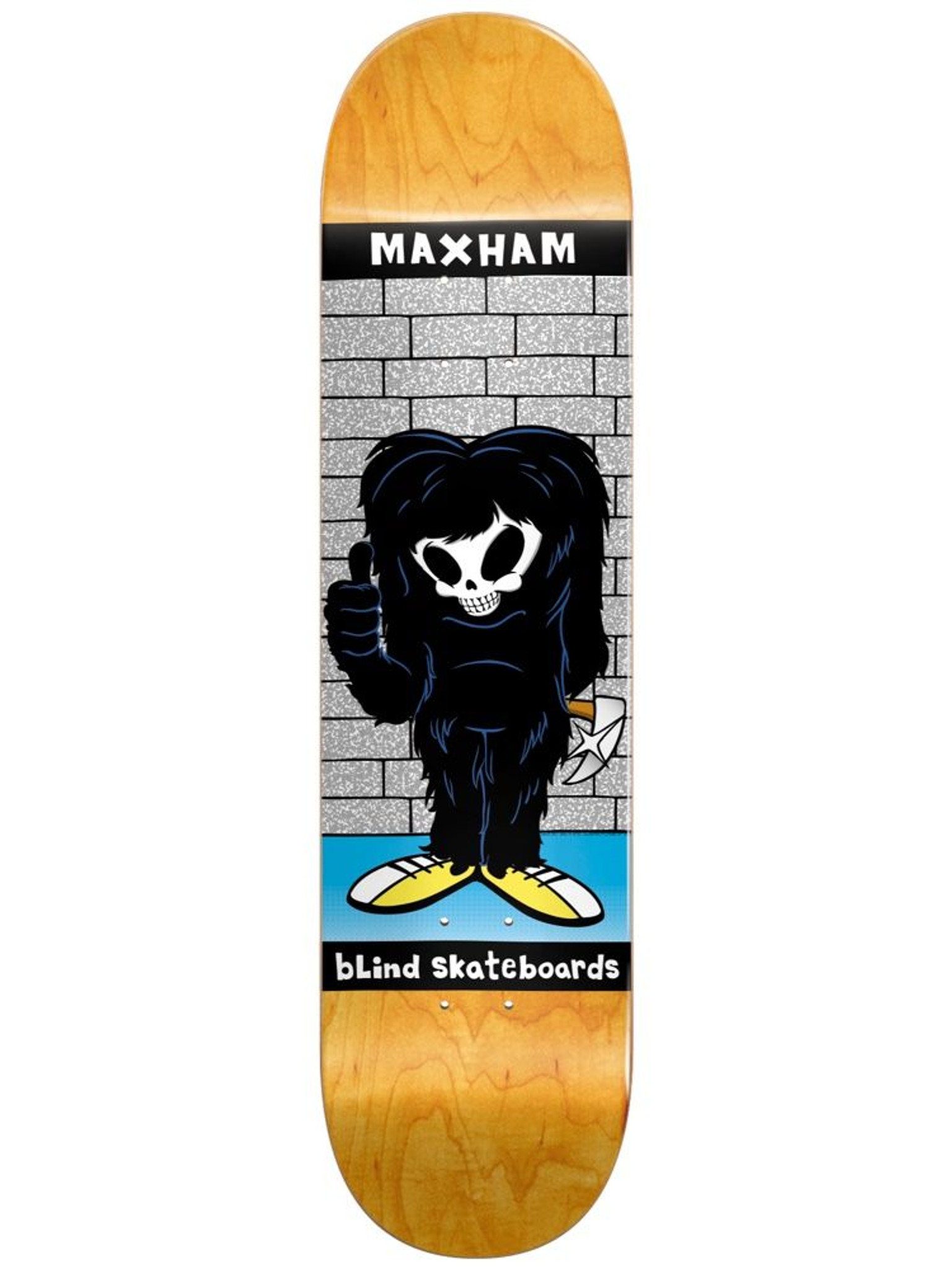 Blind Skateboards Maxham Reaper Impersonator Skateboard Deck 8.375"
