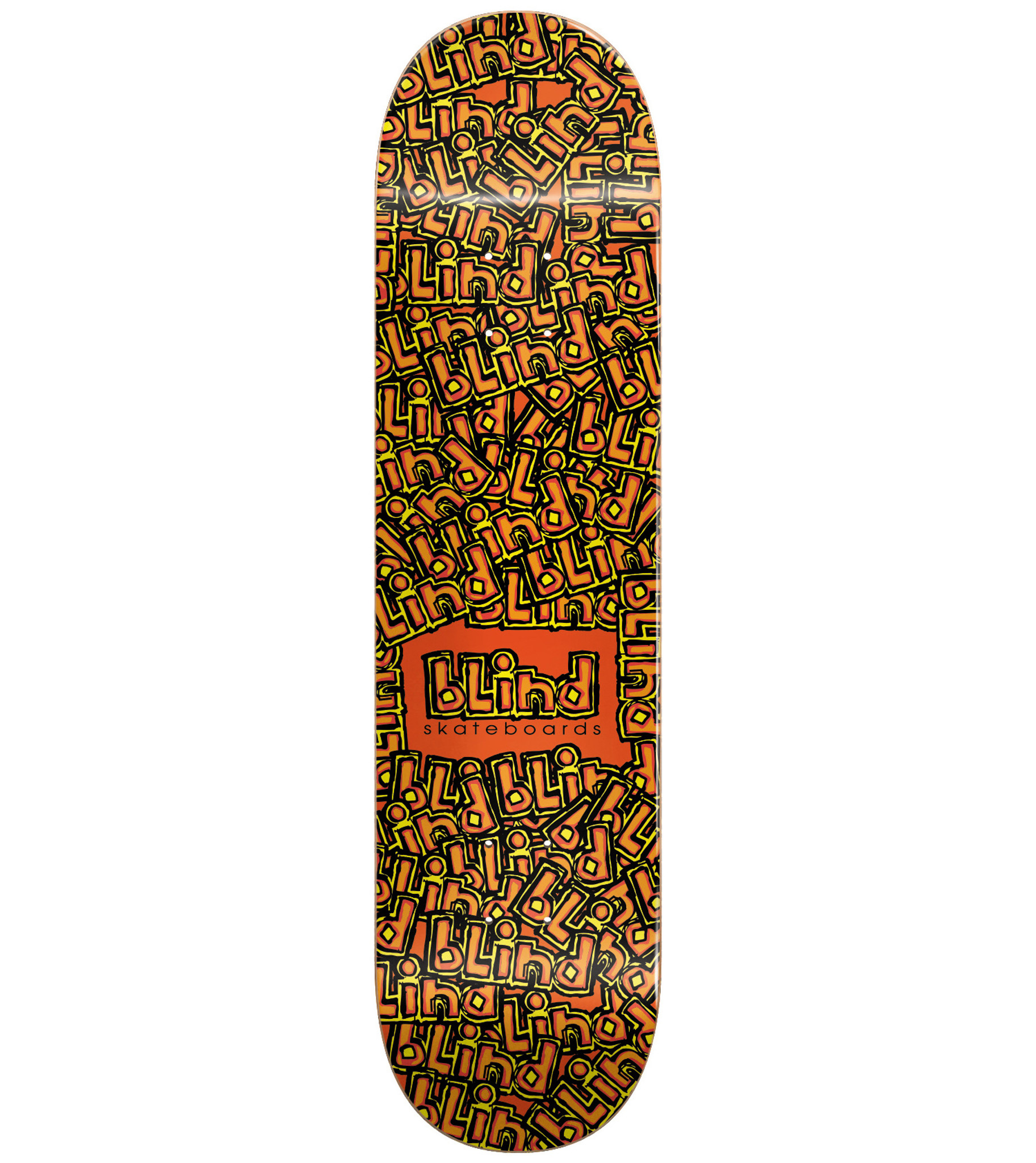 Blind Stand Out RHM Skateboard Deck Orange Red