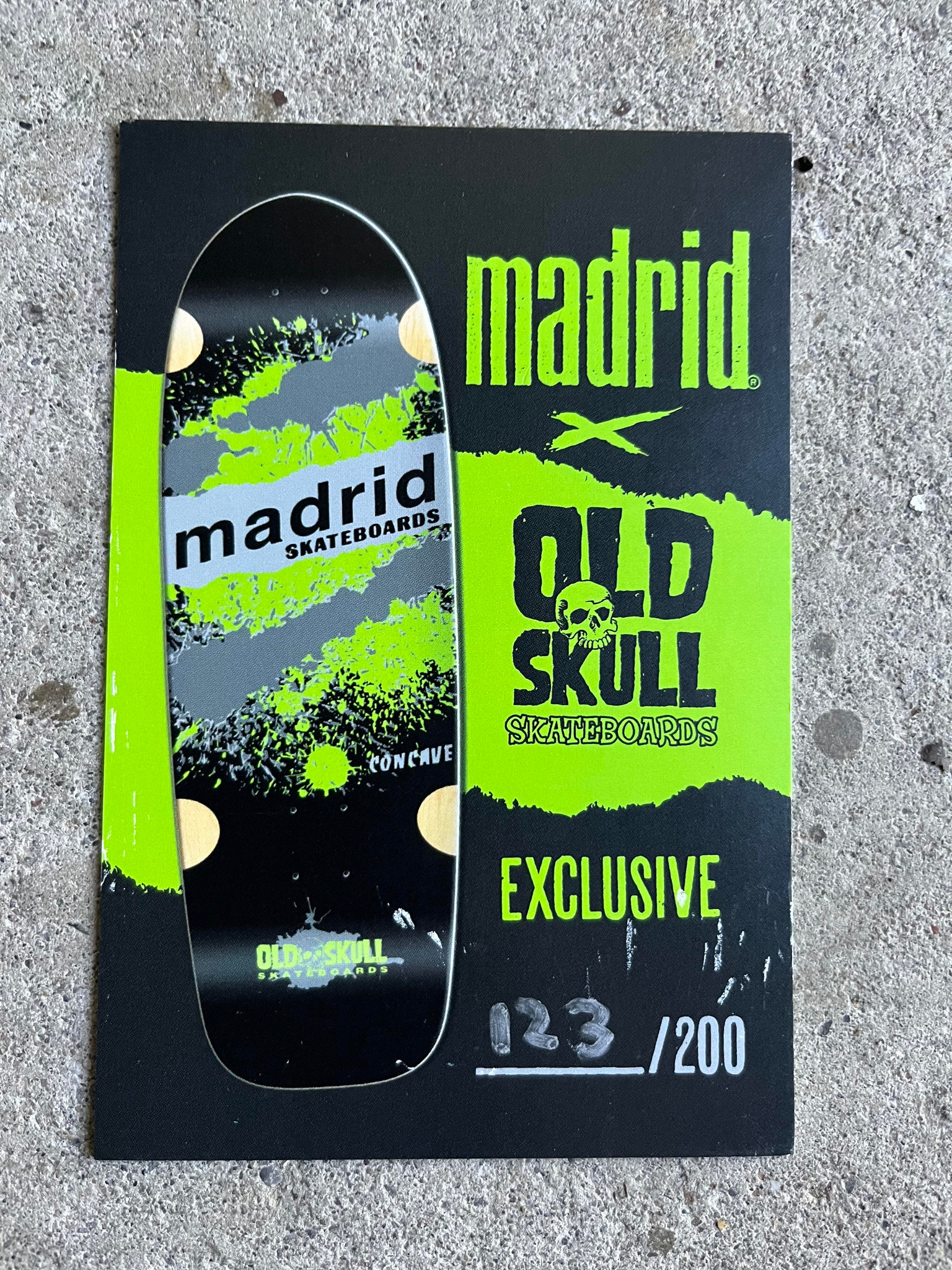 Madrid x Old Skull Skateboards Explosion Old School Re-Issue