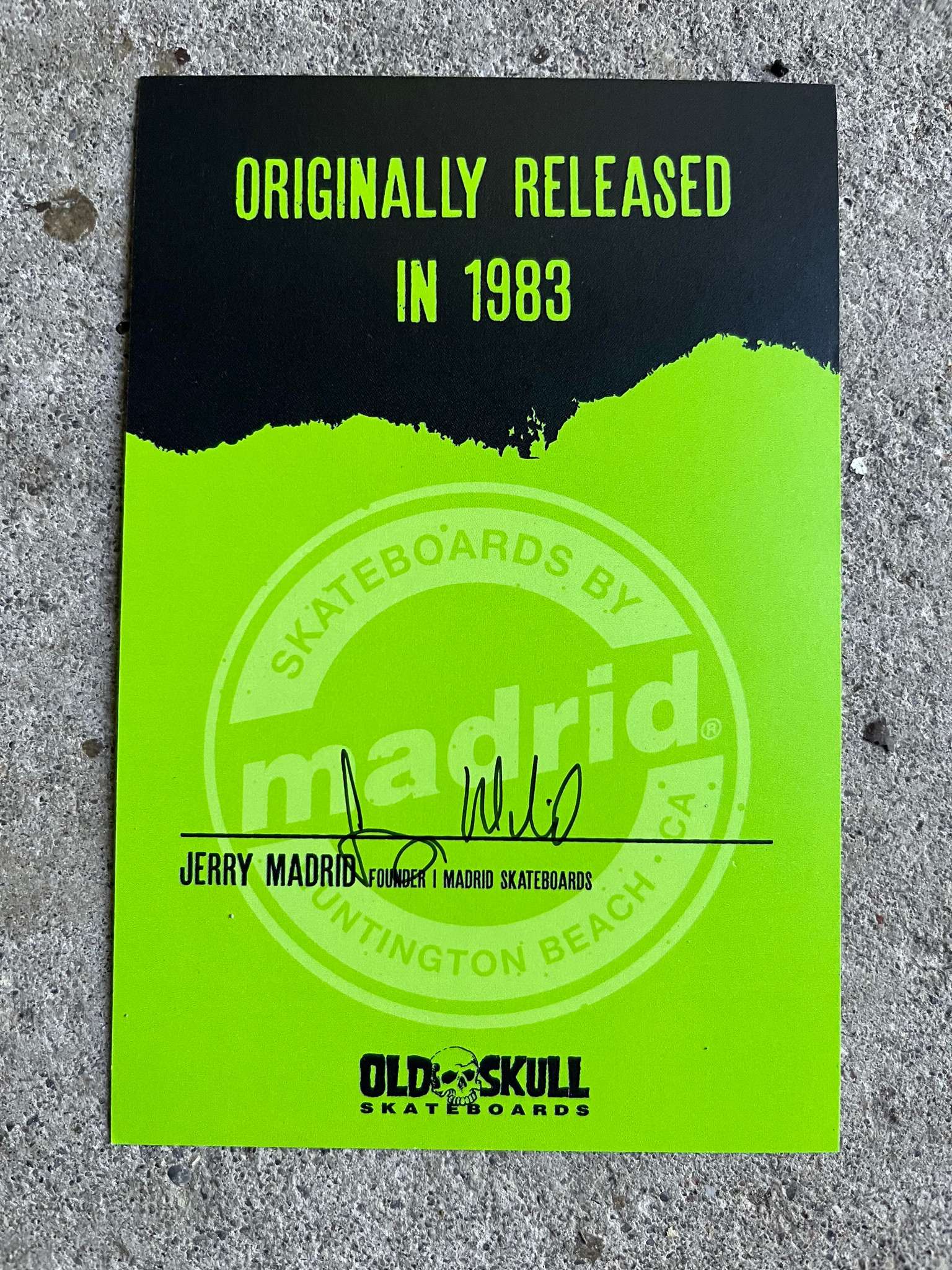 【中古・未使用品】Madrid Old Skull Explosion Re-Issue LTD スケートボード デッキ マドリッド 中古・未使用品】Madrid Old Skull Explosion Re-Issue LTD