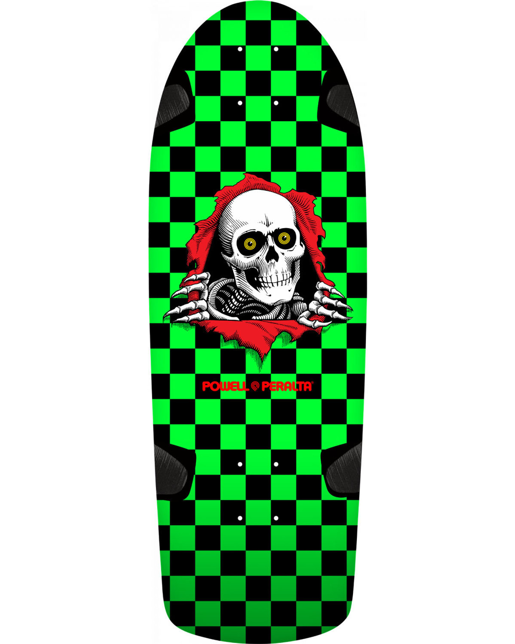 Powell Peralta Old School OG Ripper Re-Issue Deck Checker (Green)