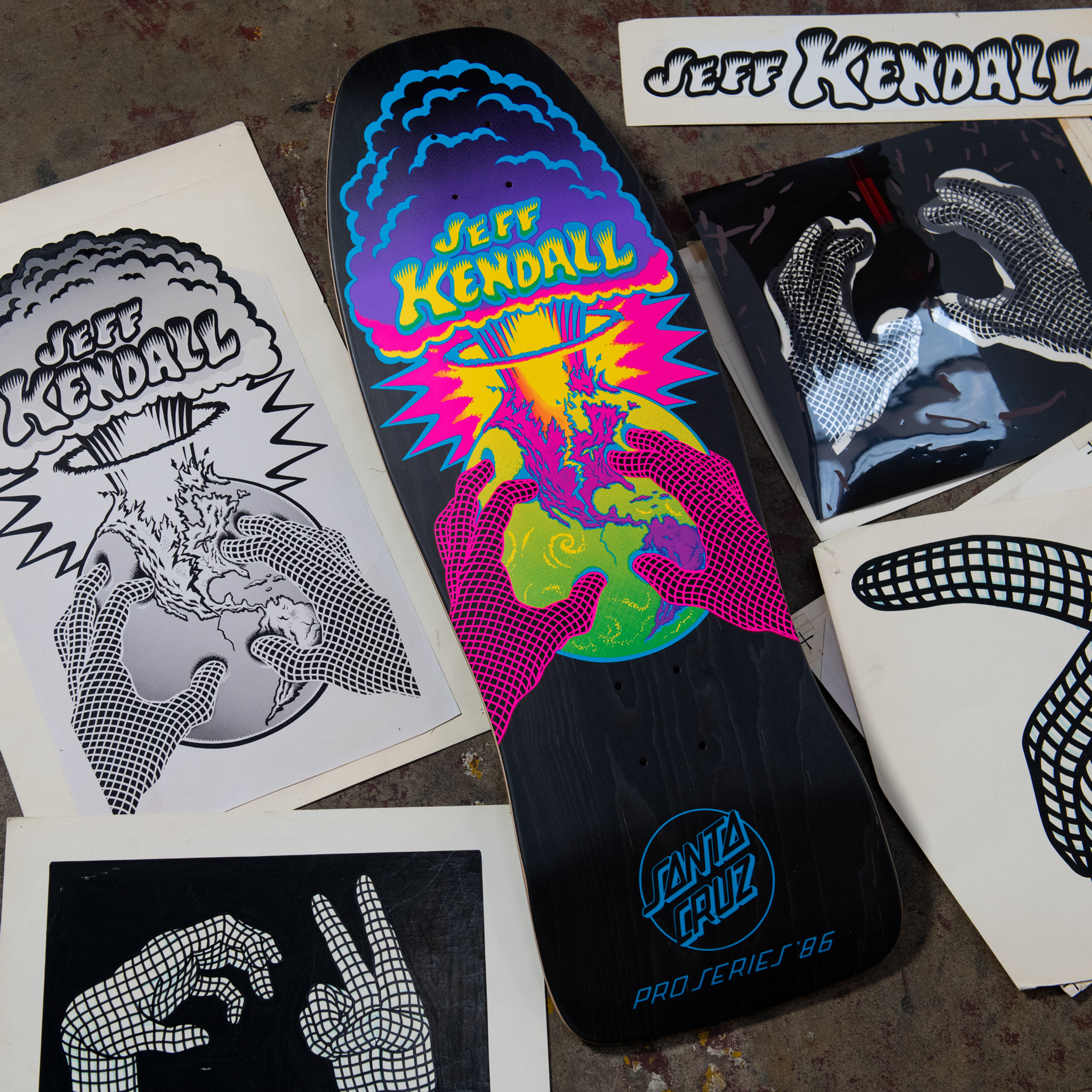 Santa Cruz Old School Kendall End of the World Reissue Skateboard