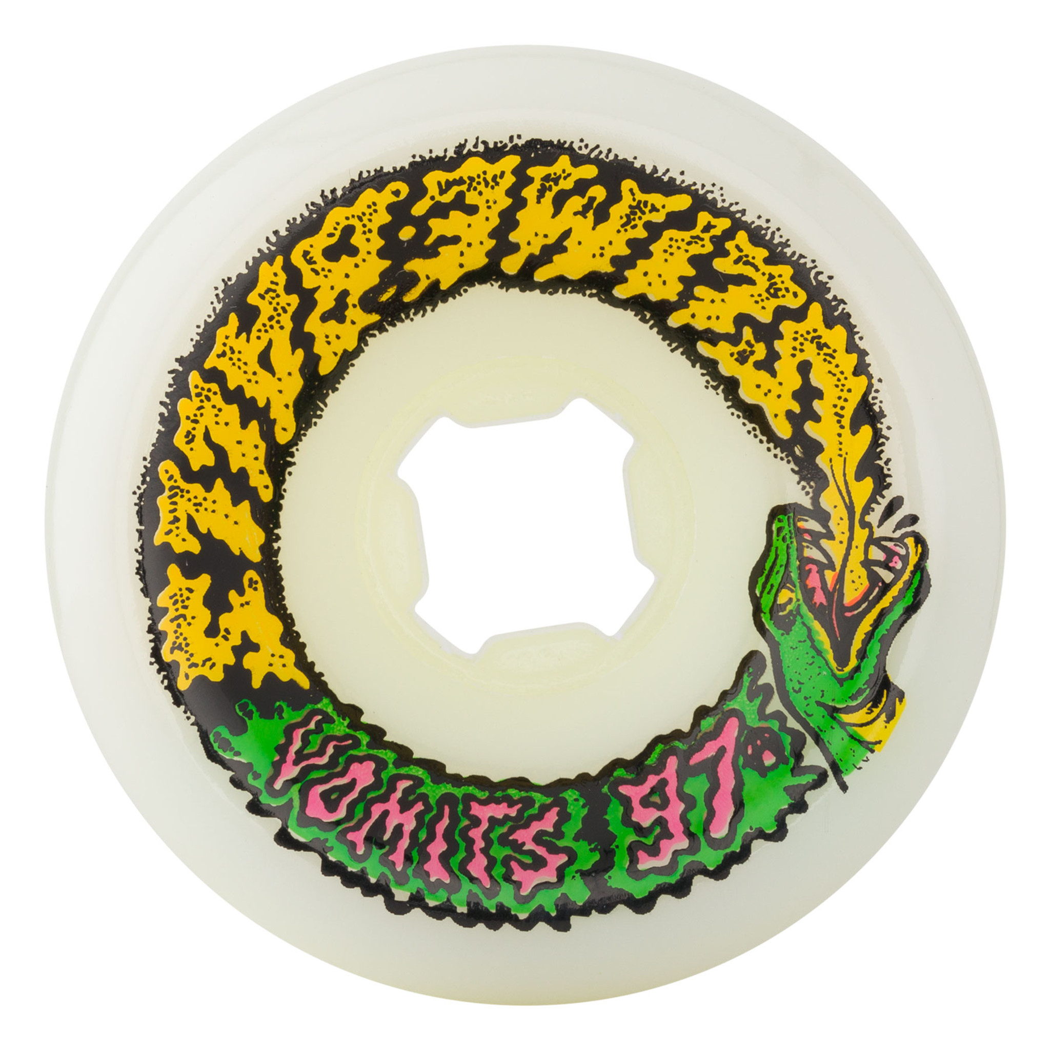 Slime Balls Snake Vomits Wheels 60mm 97a White (Set of 4)