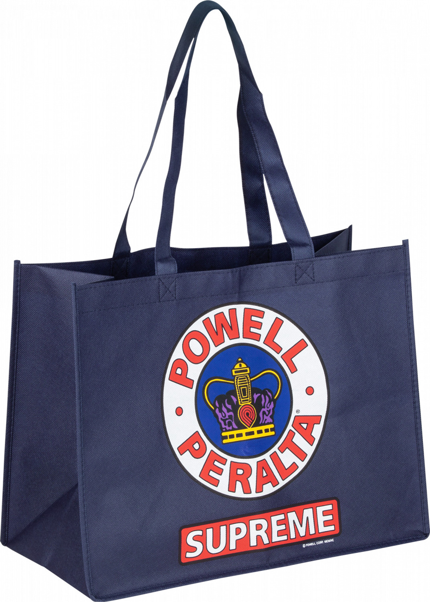 Powell Peralta Supreme Shopping Bag Non Woven Navy 12x16