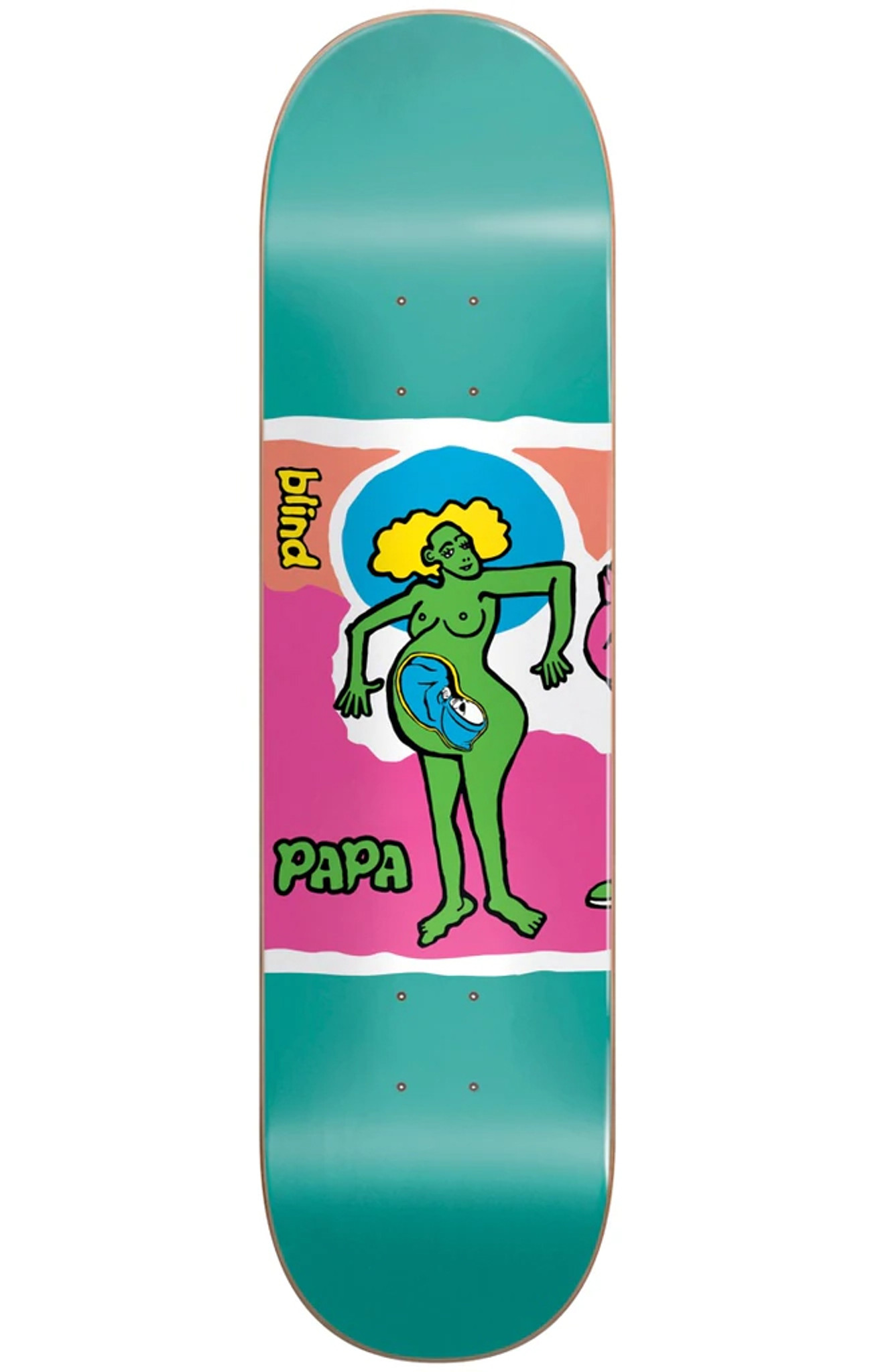 Blind Skateboards Color Portrait Deck 8.0" Super Sap