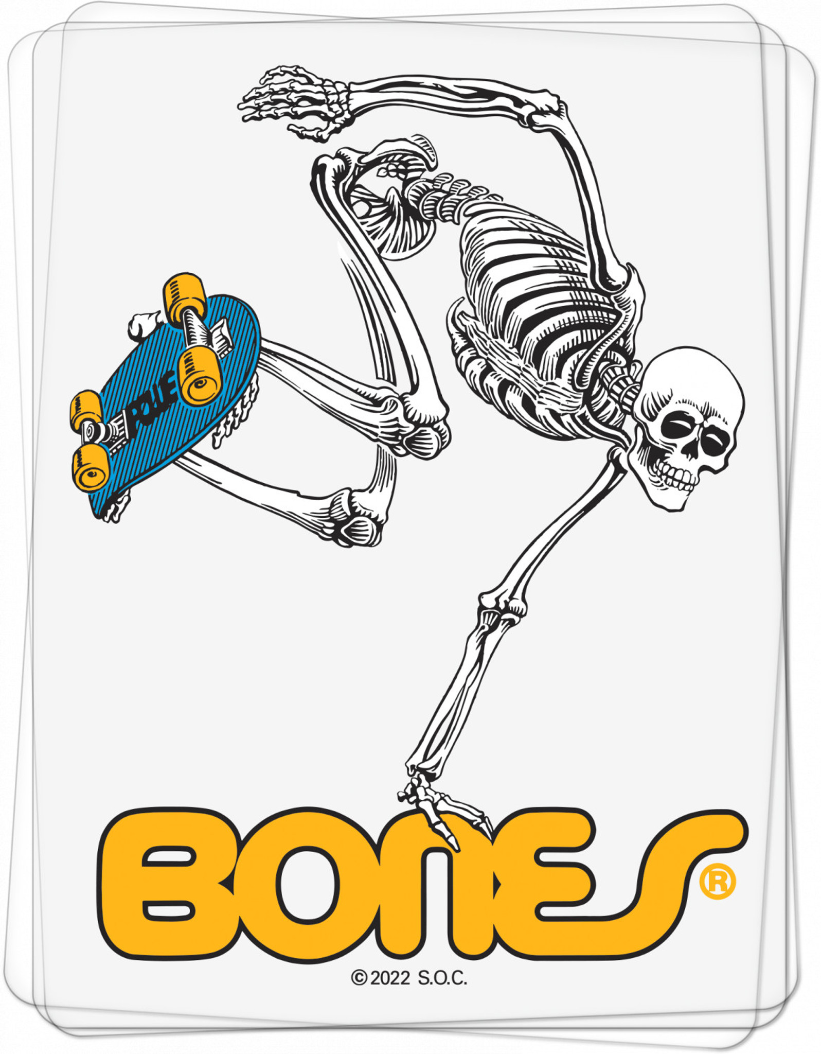 Powell Peralta Skateboarding Skeleton Sticker