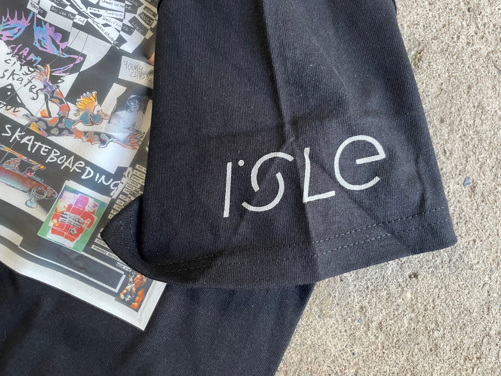 ISLE SKATEBOARDS Slam City Skates EE T- Shirt Black