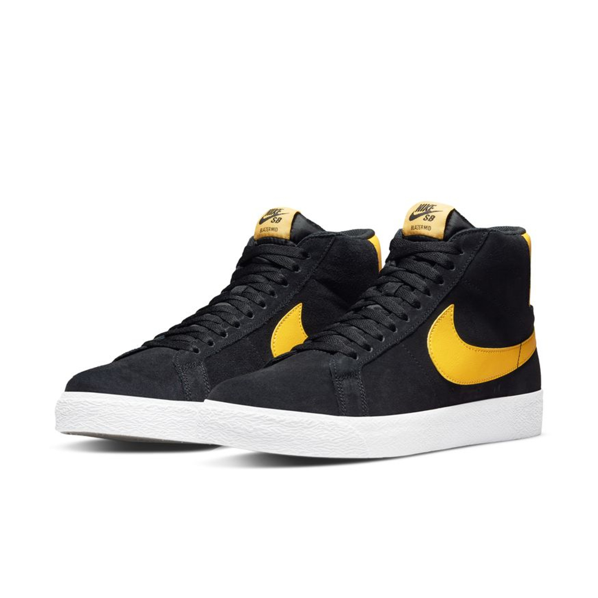 NIKE SB ZOOM BLAZER MID (BLACK/UNIVERSITY GOLD)