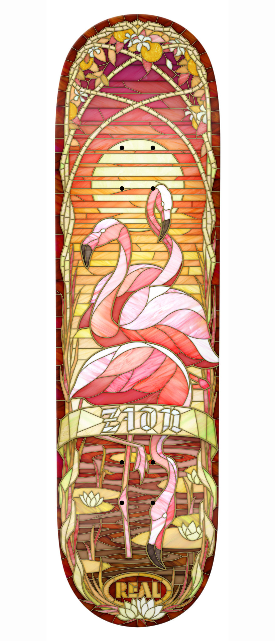 Real Zion Cathedral Skateboard Deck 8.28