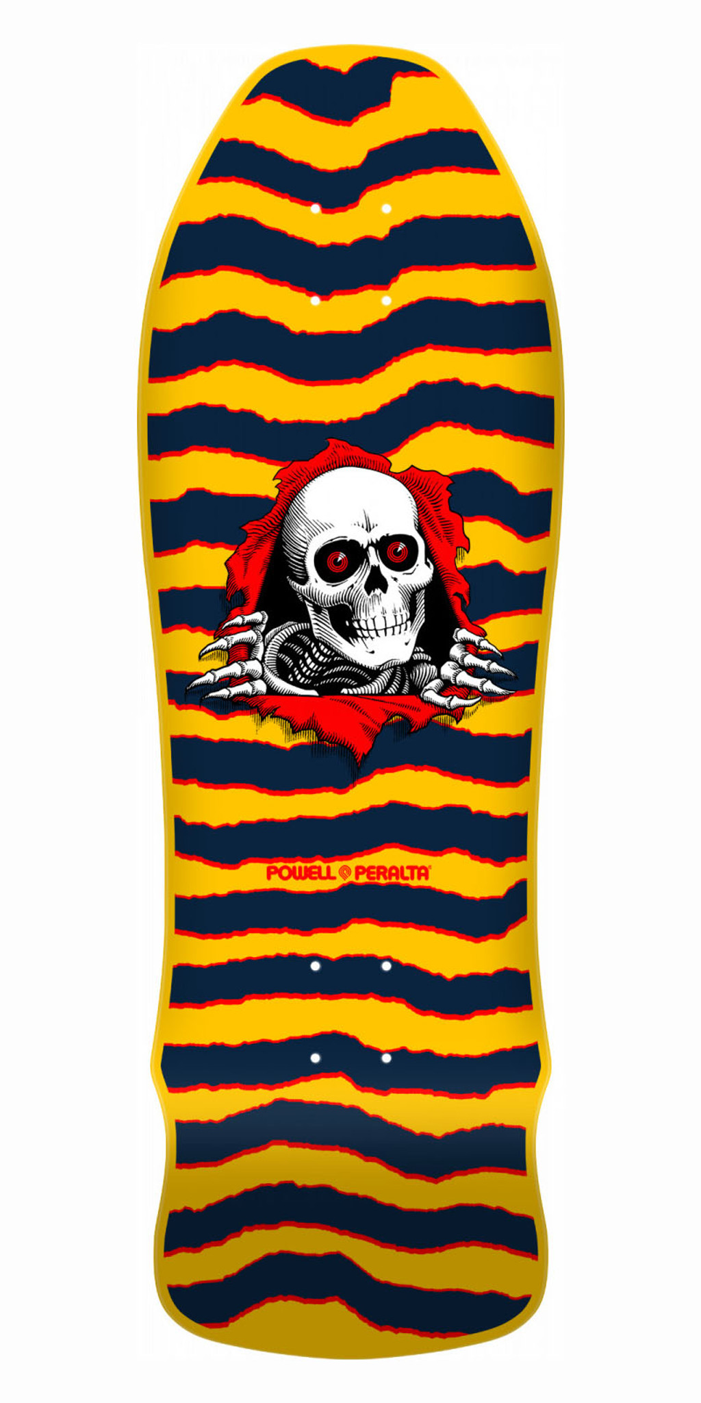 Powell Peralta GeeGah Ripper Skateboard Deck Gold - 9.75 x 30 Old