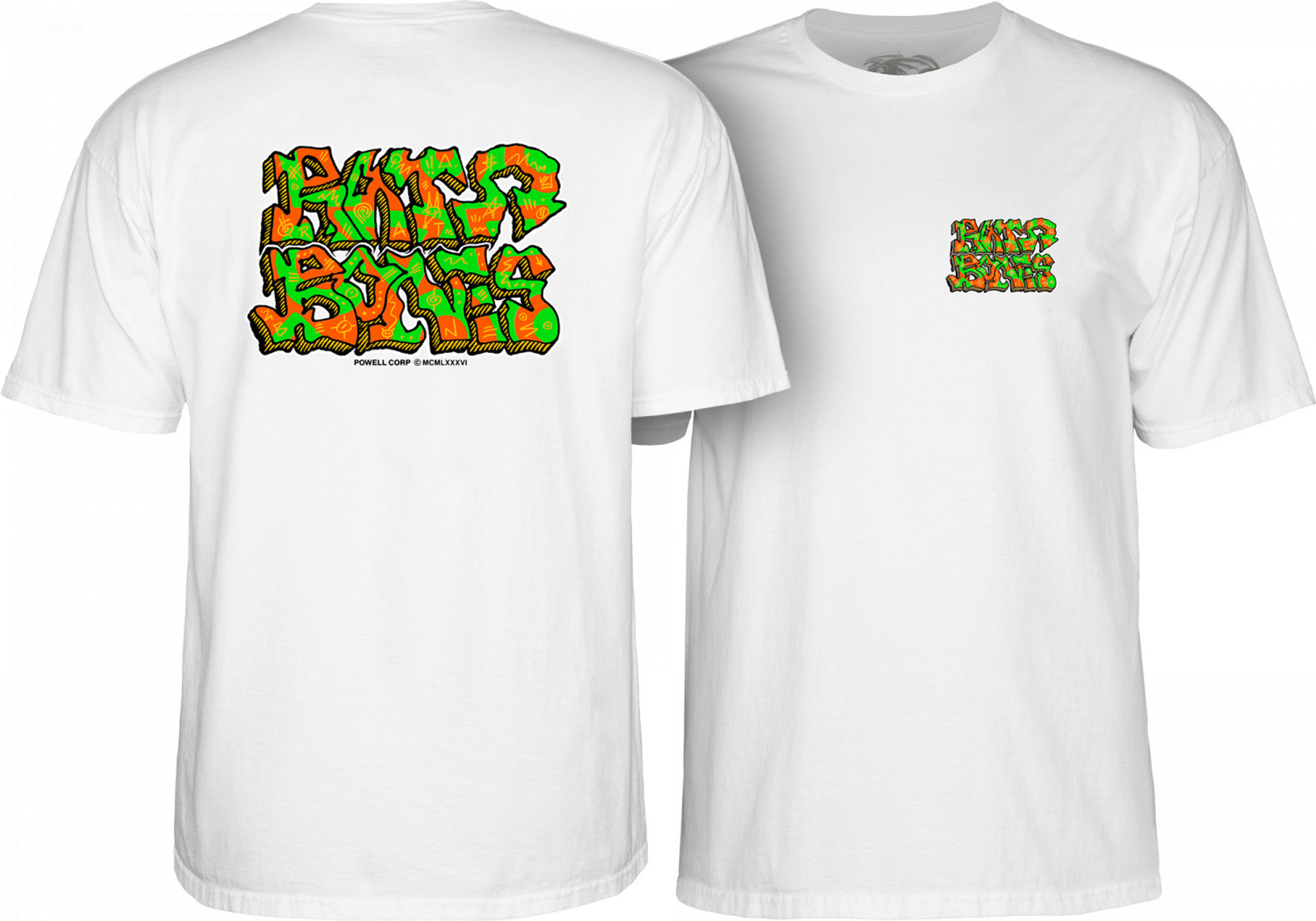 Powell Peralta Rat Bones Graffiti T-Shirt (Available in 7 Colors)