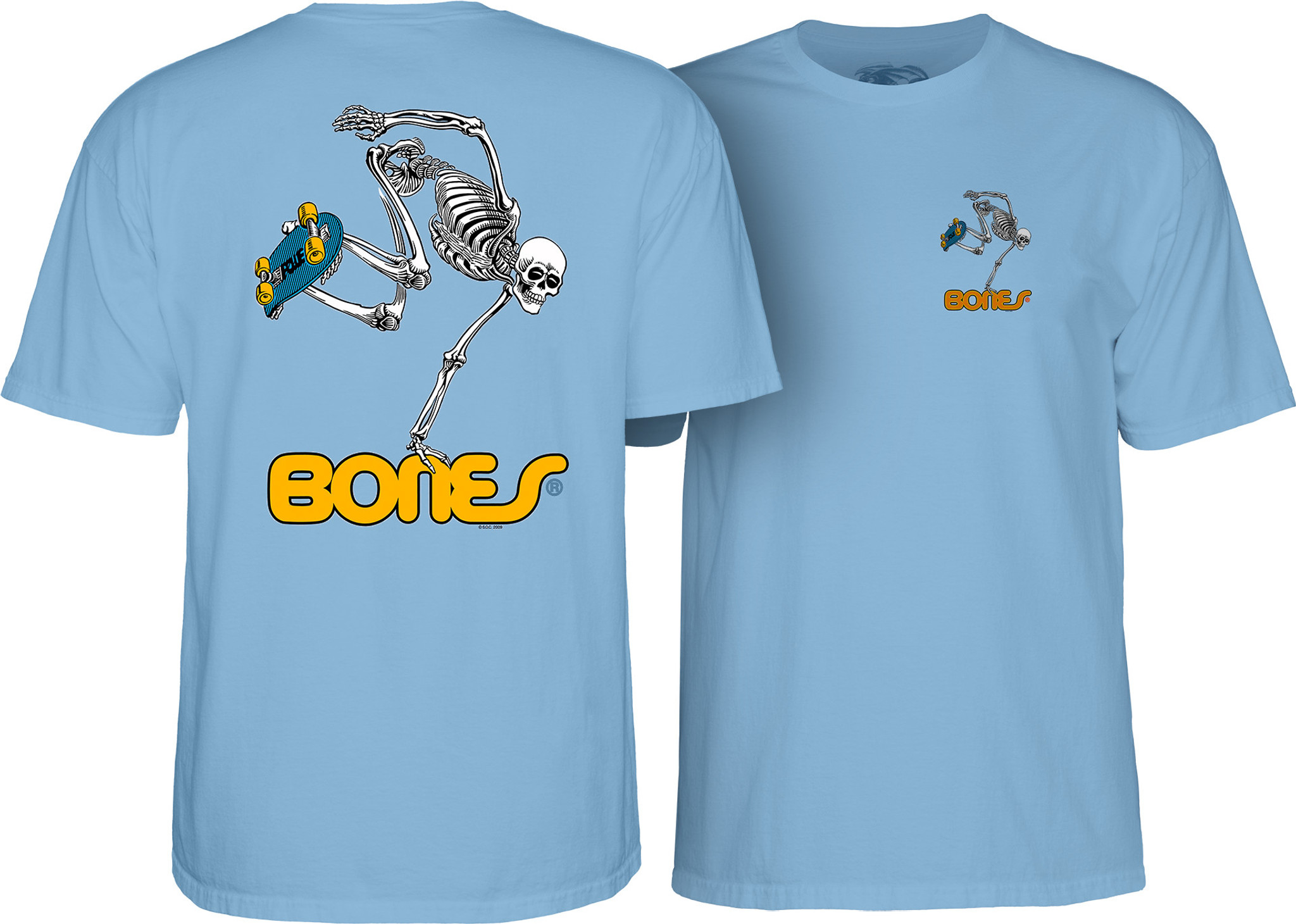 Powell Peralta Skateboarding Skeleton T-Shirt (2 New Colors)