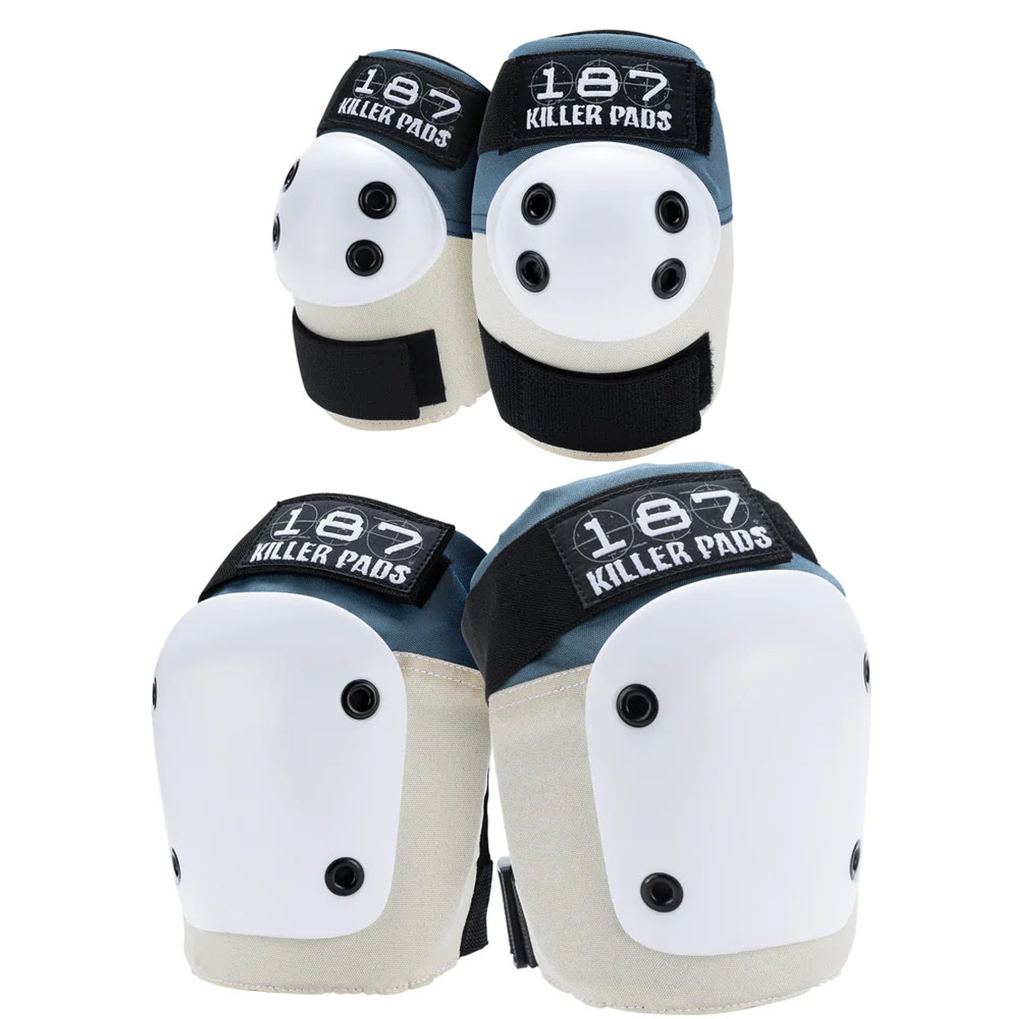 187 KILLER PADS Knee & Elbow Combo Pack (Stone/Khaki)