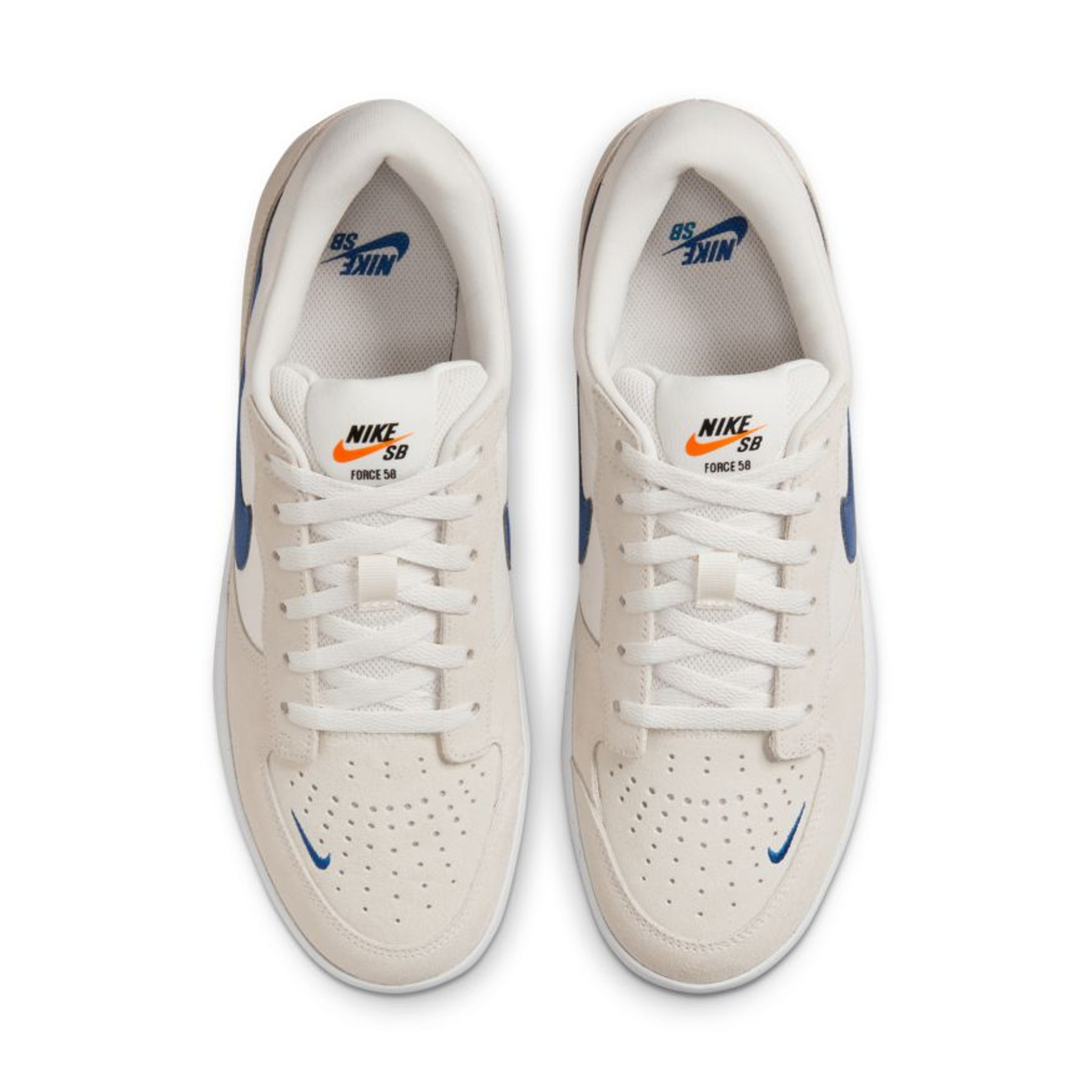 NIKE SB FORCE 58 PHANTOM/BLUE JAY-PHANTOM-WHITE Footwear