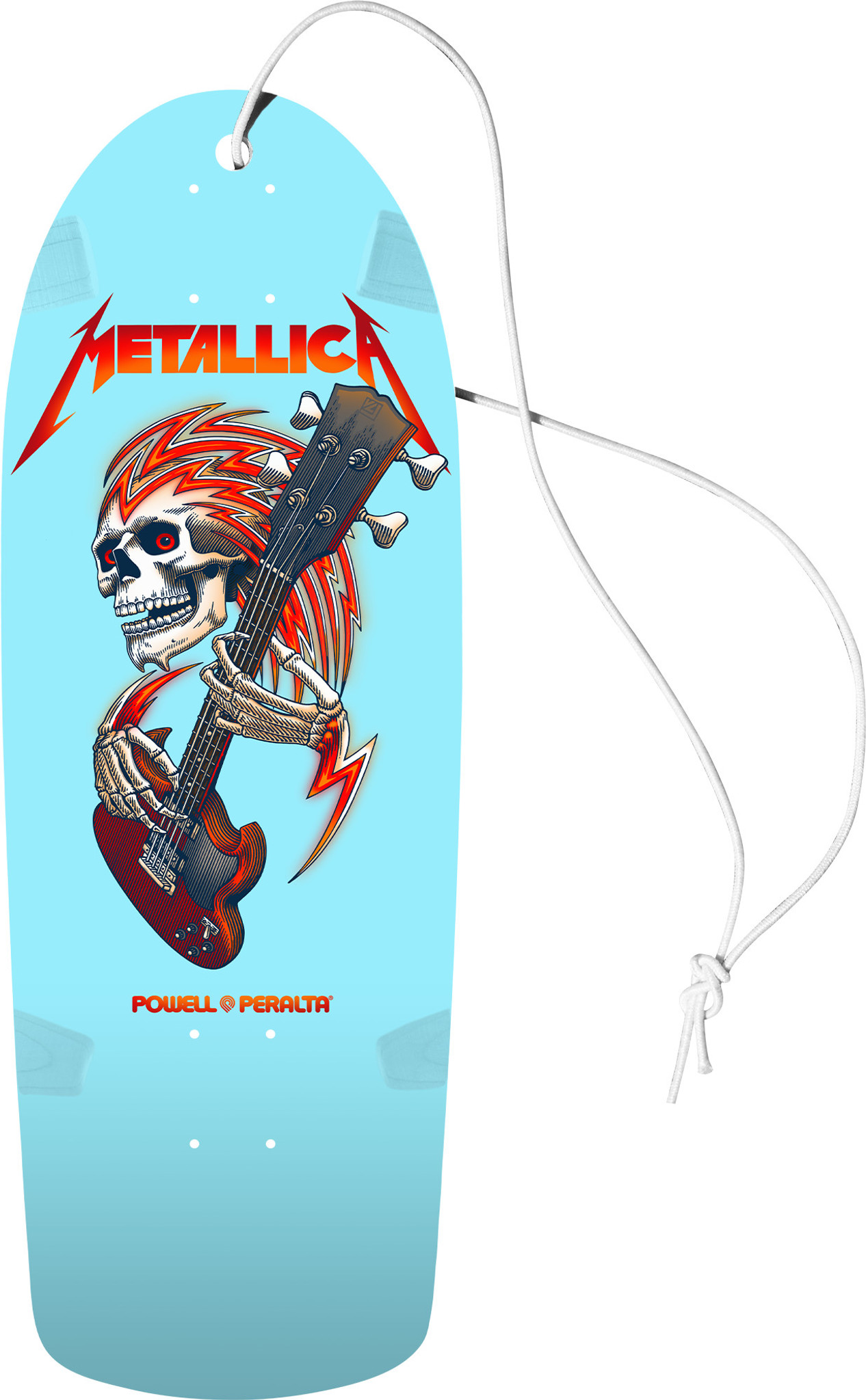 Powell Peralta Metallica Collab Deck Air Freshener Pineapple (Light Blue)