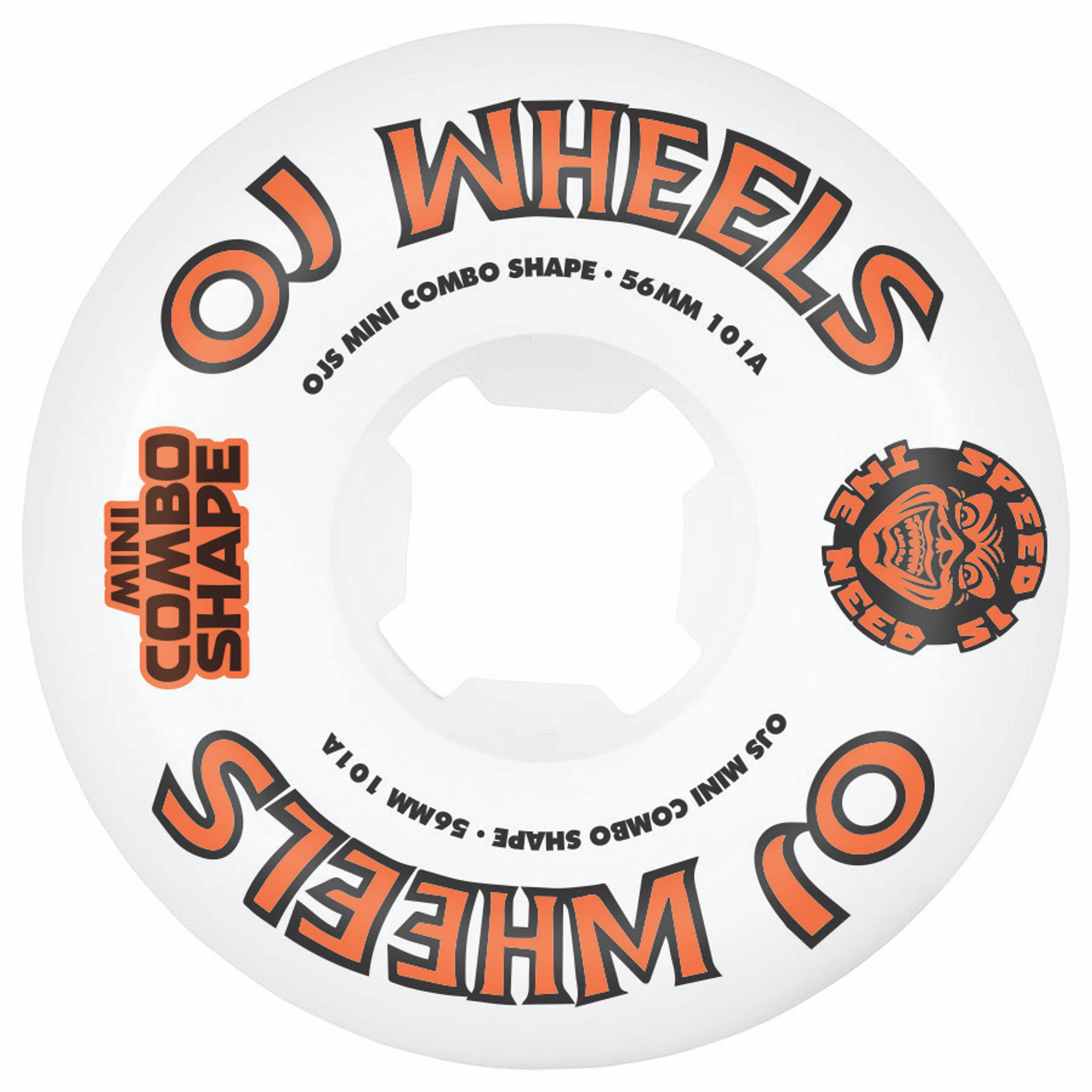 OJ Team Line Original Mini Combo Wheels 56mm/101a (Set of 4)