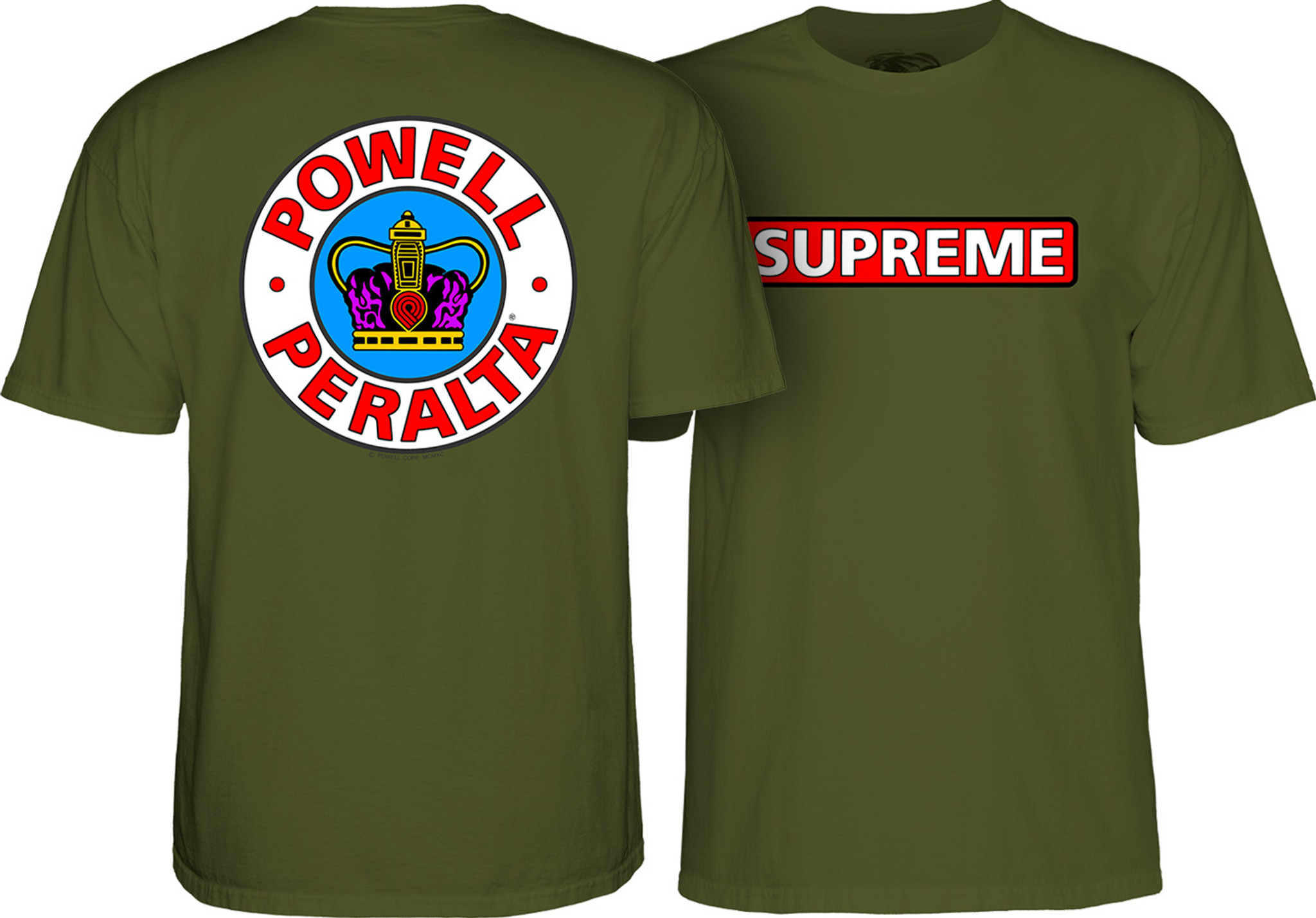Powell Peralta Supreme T-shirt - Powder Blue - Powell-Peralta®