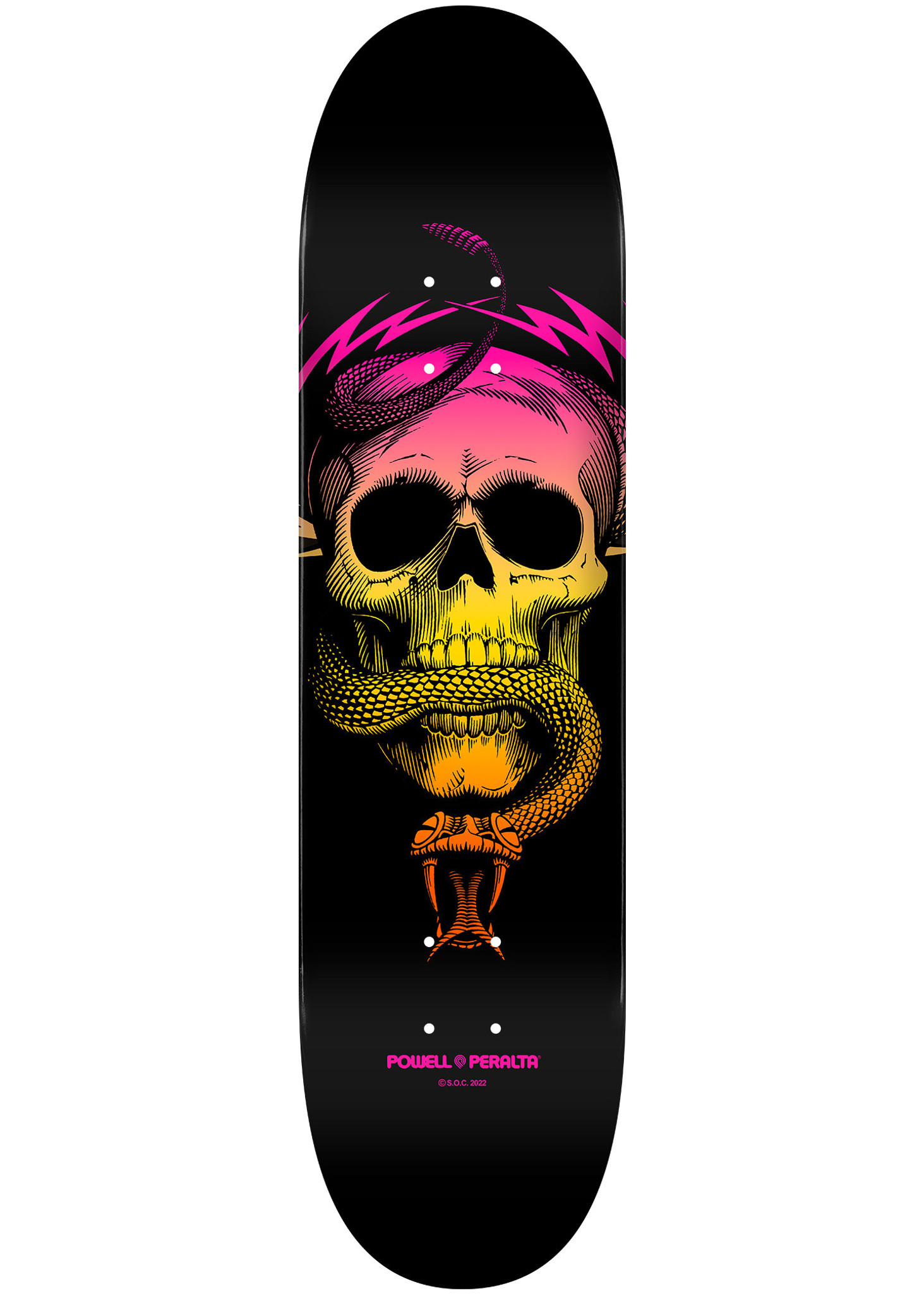 Powell Peralta McGill Skull & Snake Skateboard Deck Fade Orange