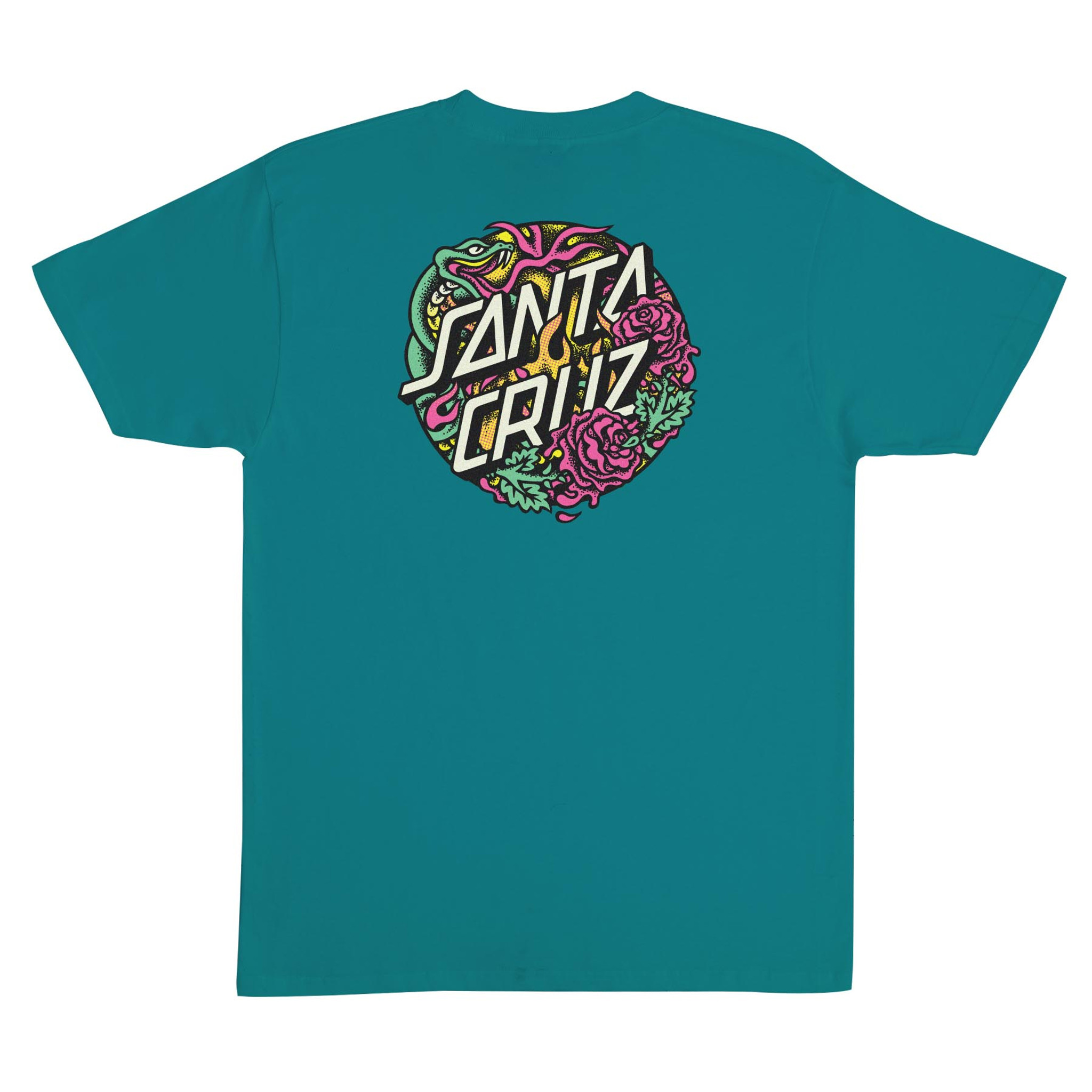 Santa Cruz Skateboards Dressen Rose Crew Two T-Shirt Tee Shirt