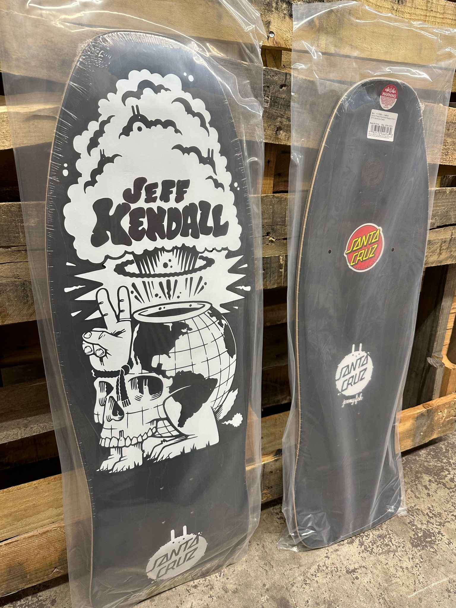 Santa Cruz Kendall Friend of the World Reissue Skateboard Deck