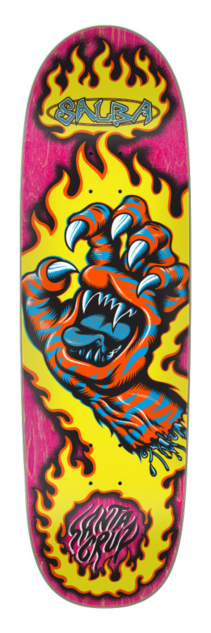 Santa Cruz Salba Tiger Hand Deck 9.25