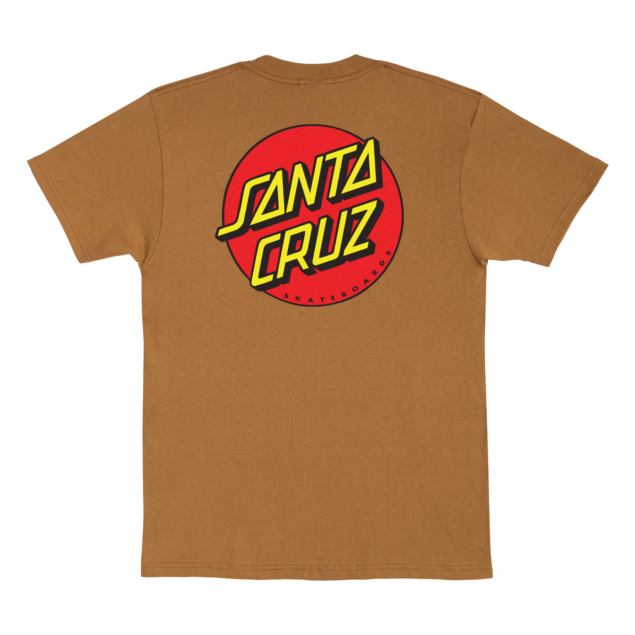 Santa Cruz Classic Dot T-Shirt (Brown Sugar)