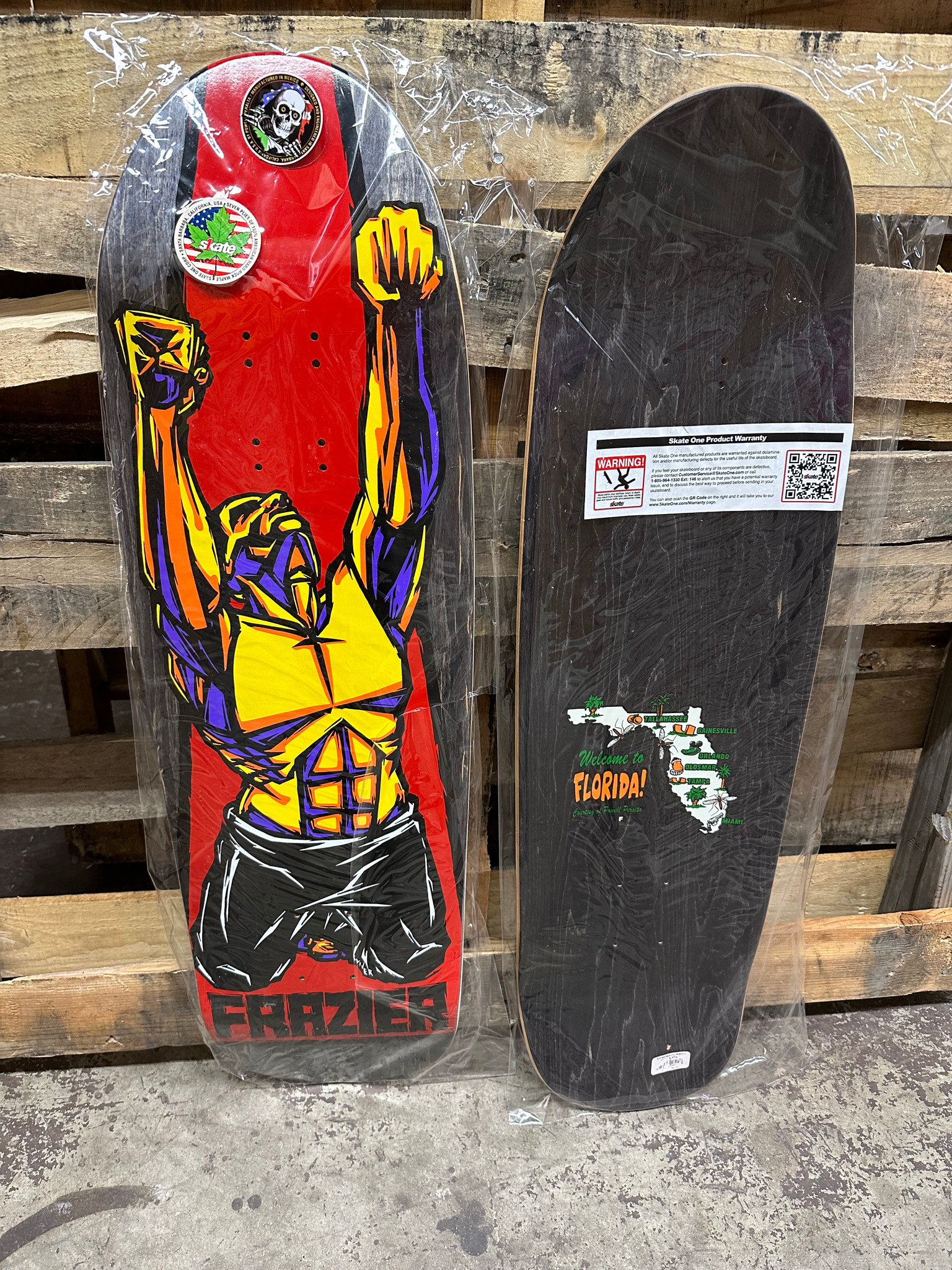 Powell Peralta Mike Frazier Yellow Man Re-Issue Skateboard Deck