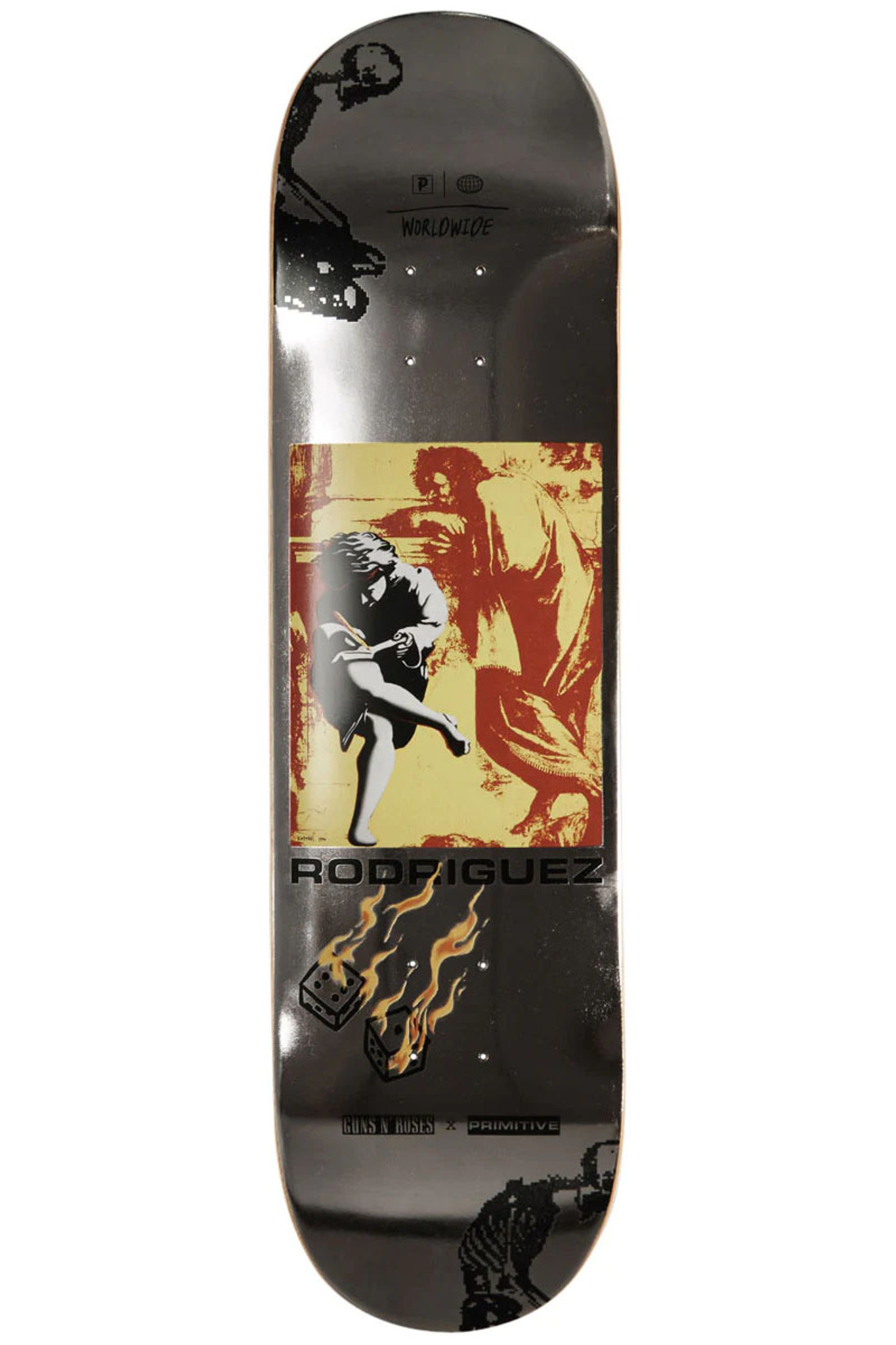 Primitive x GUNS N' ROSES Rodriguez Estranged Deck 8.25