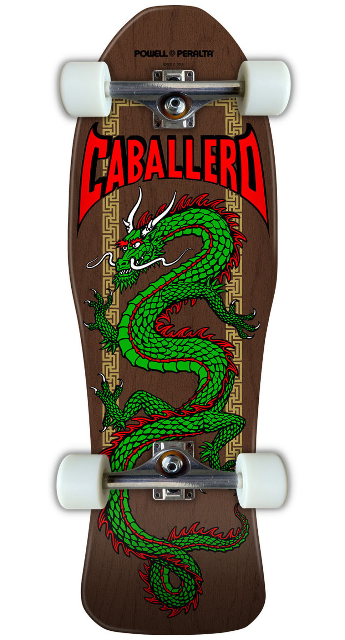 Powell Peralta Caballero Chinese Dragon Reissue Complete 10 x 30 (Brown  Stain)