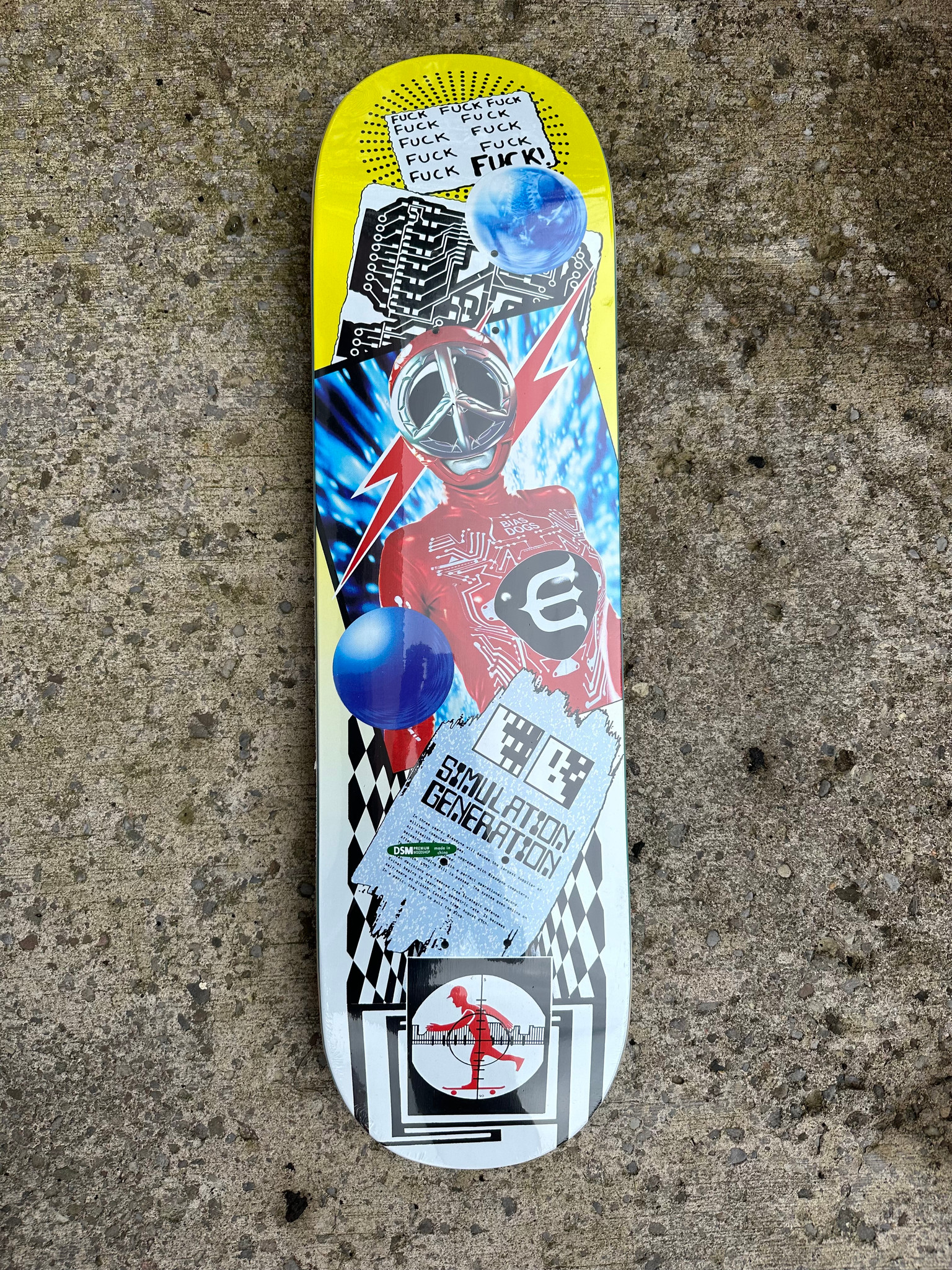 EVISEN エビセン スケートボード デッキ SLASH KABUKI DECK 8.0インチ