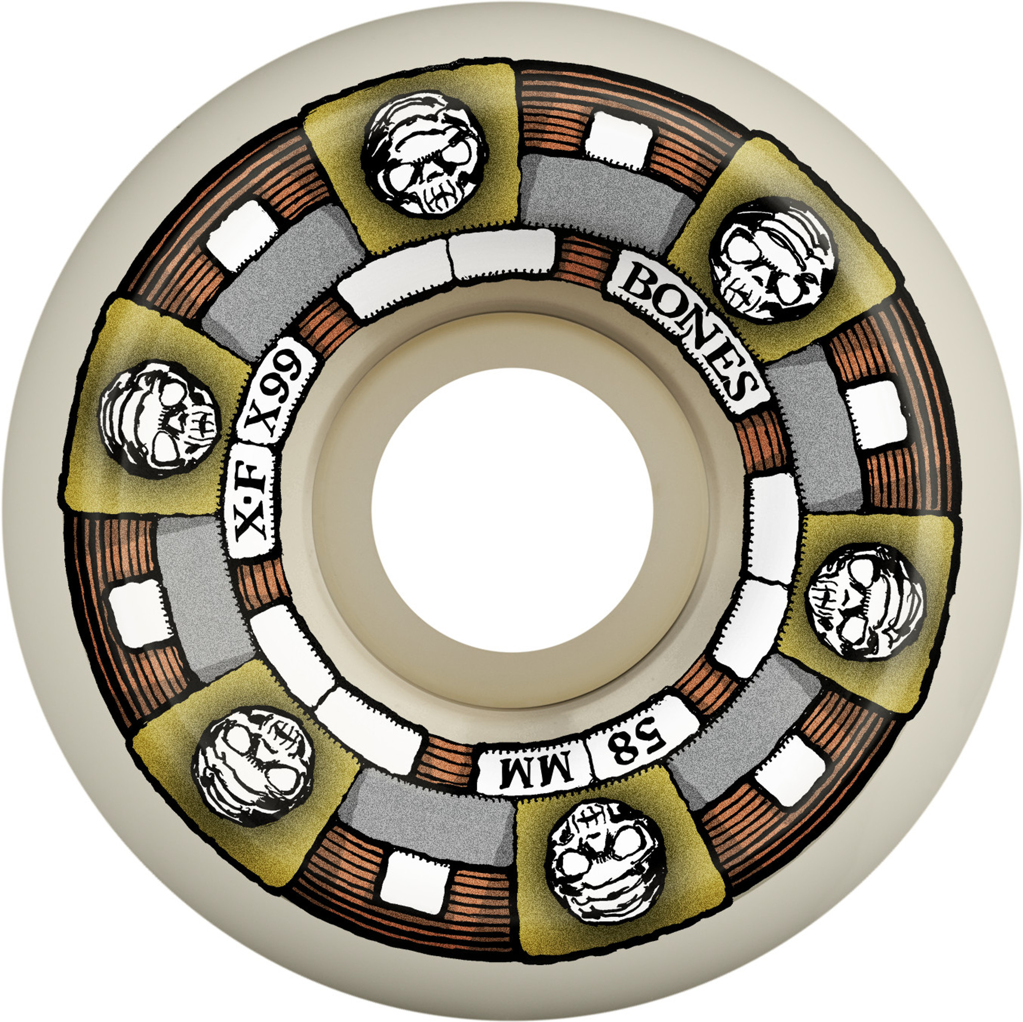 BONES WHEELS X-Formula Timeless Machine 58mm V5 Sidecut 99A 4pk