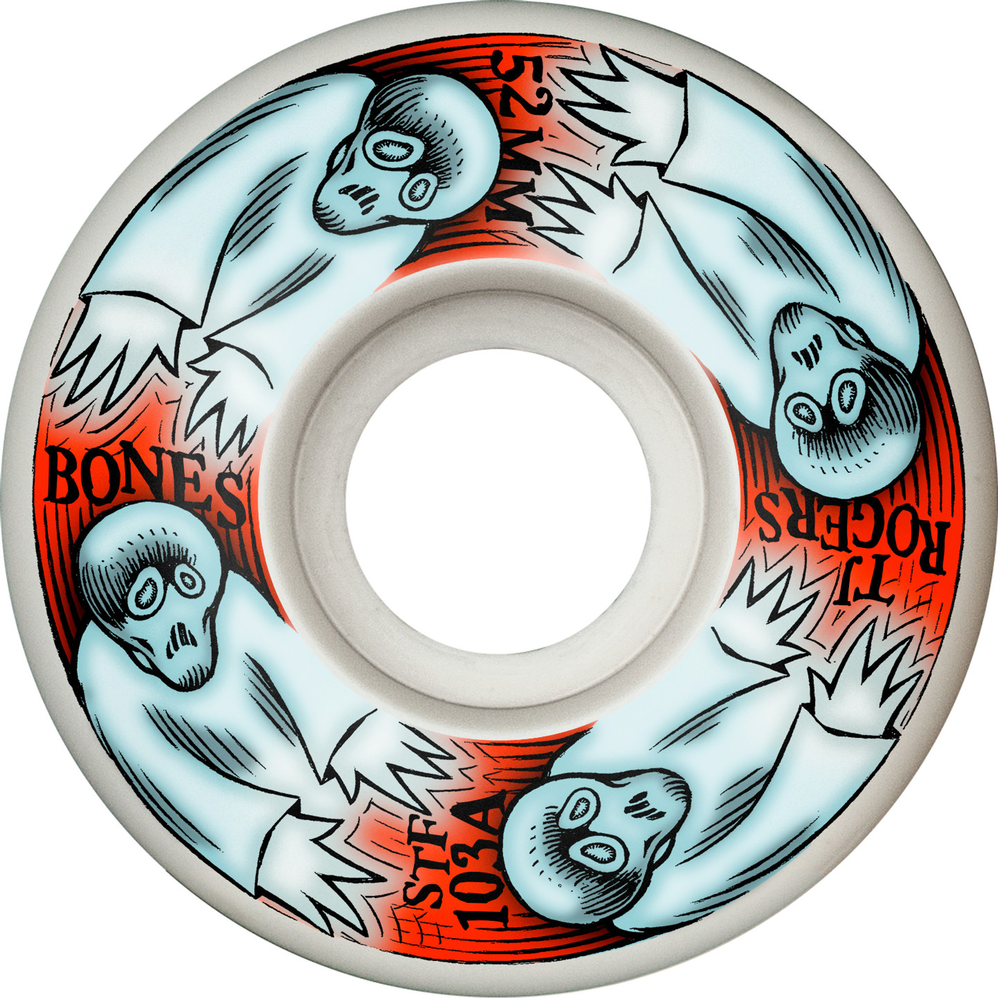 BONES WHEELS STF Rogers Whirling Specters 52mm V3 Slims 103A 4pk