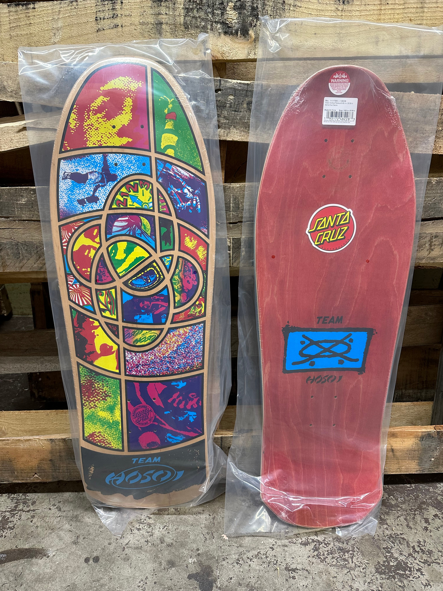 Santa Cruz Christian Hosoi Irie Eye Old School Reissue Deck