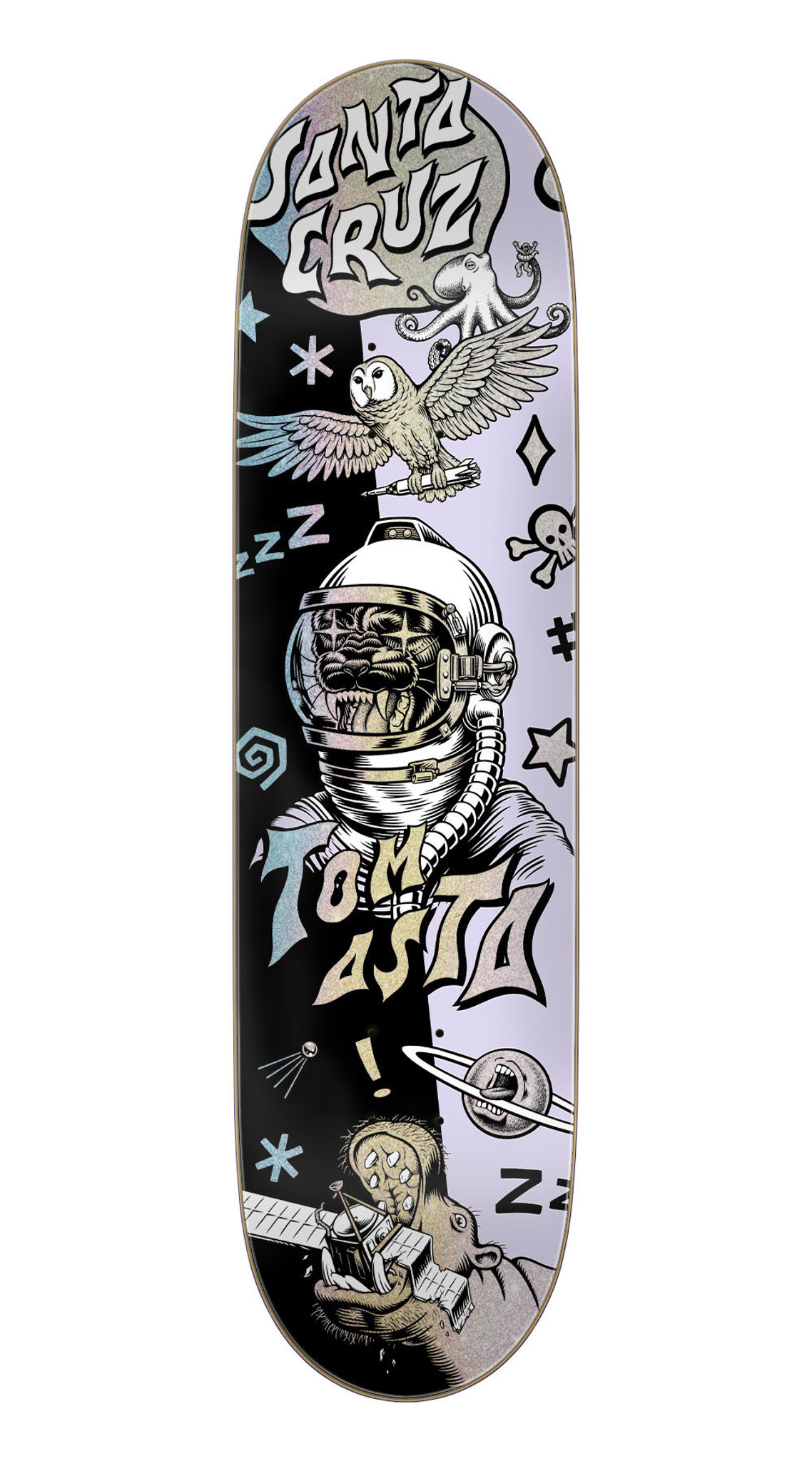 Santa Cruz Asta Fever Dream VX Skateboard Deck 8.0