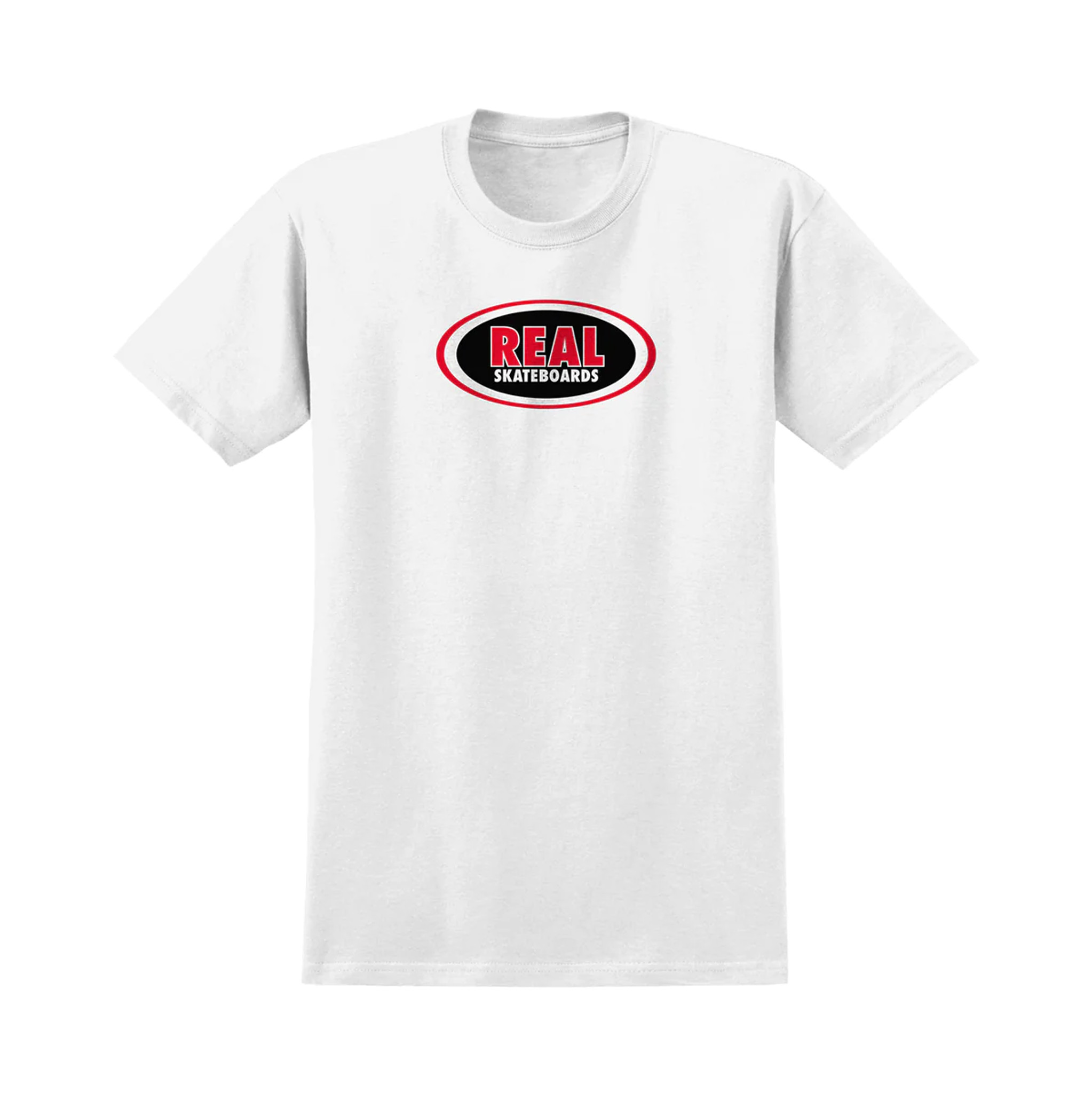 Real Skateboards Oval T-Shirt (White)