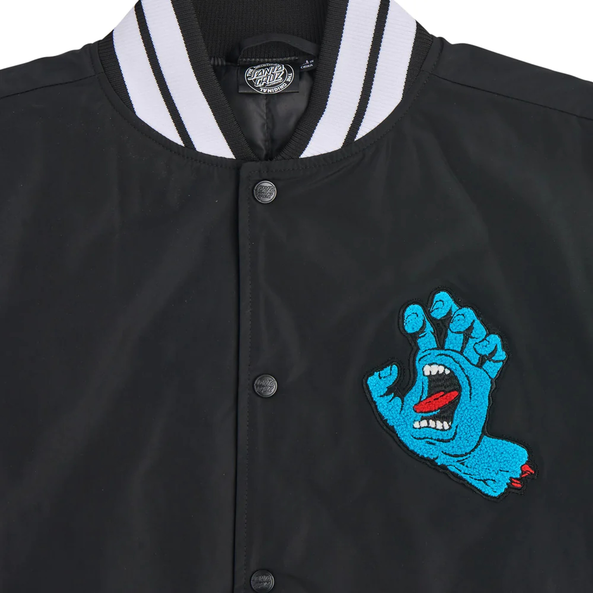 Screaming Hand Mens Santa Cruz Stadium Jacket